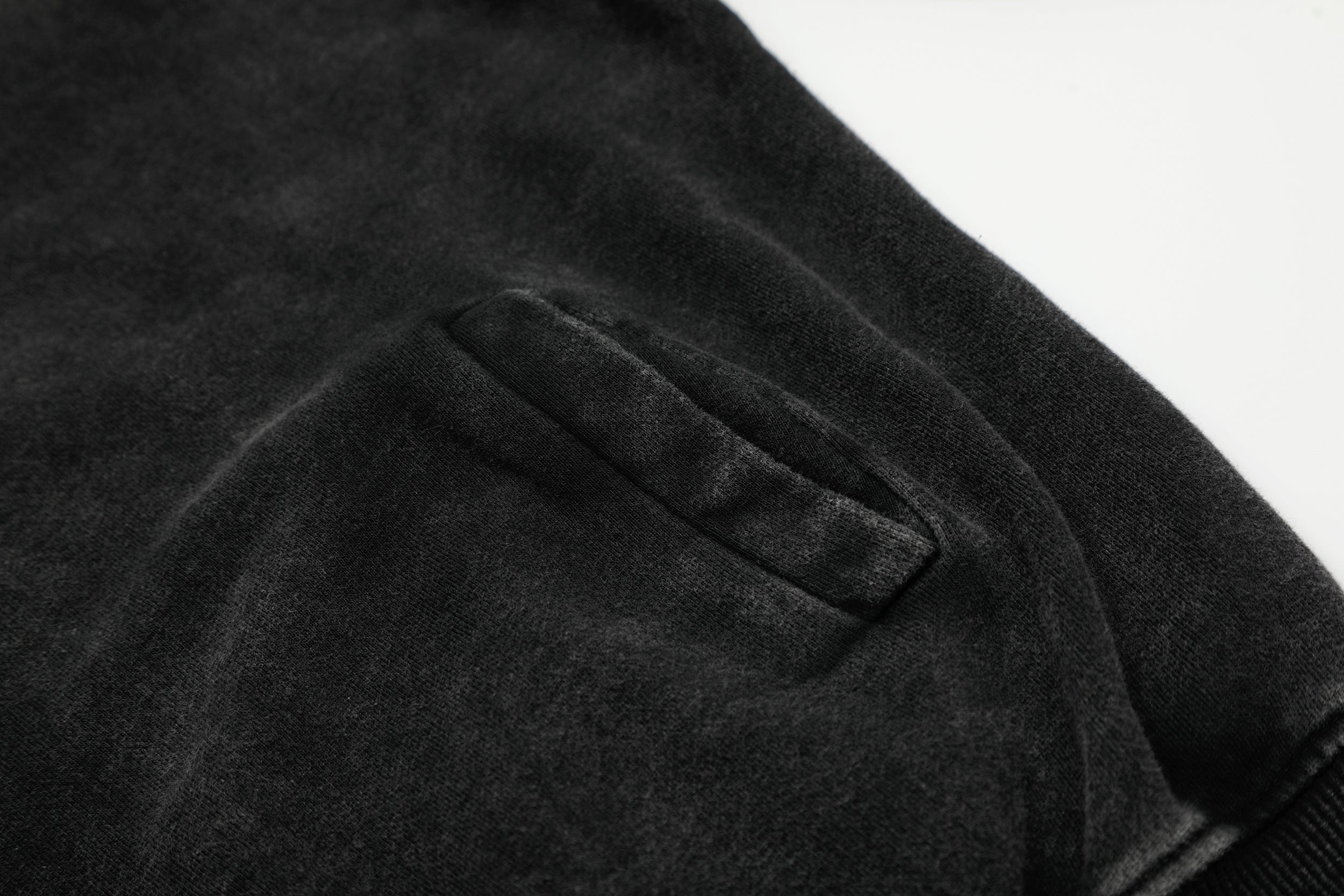 Asymmetric Zip Washed Hoodie Jacket | Streetwear Bomber