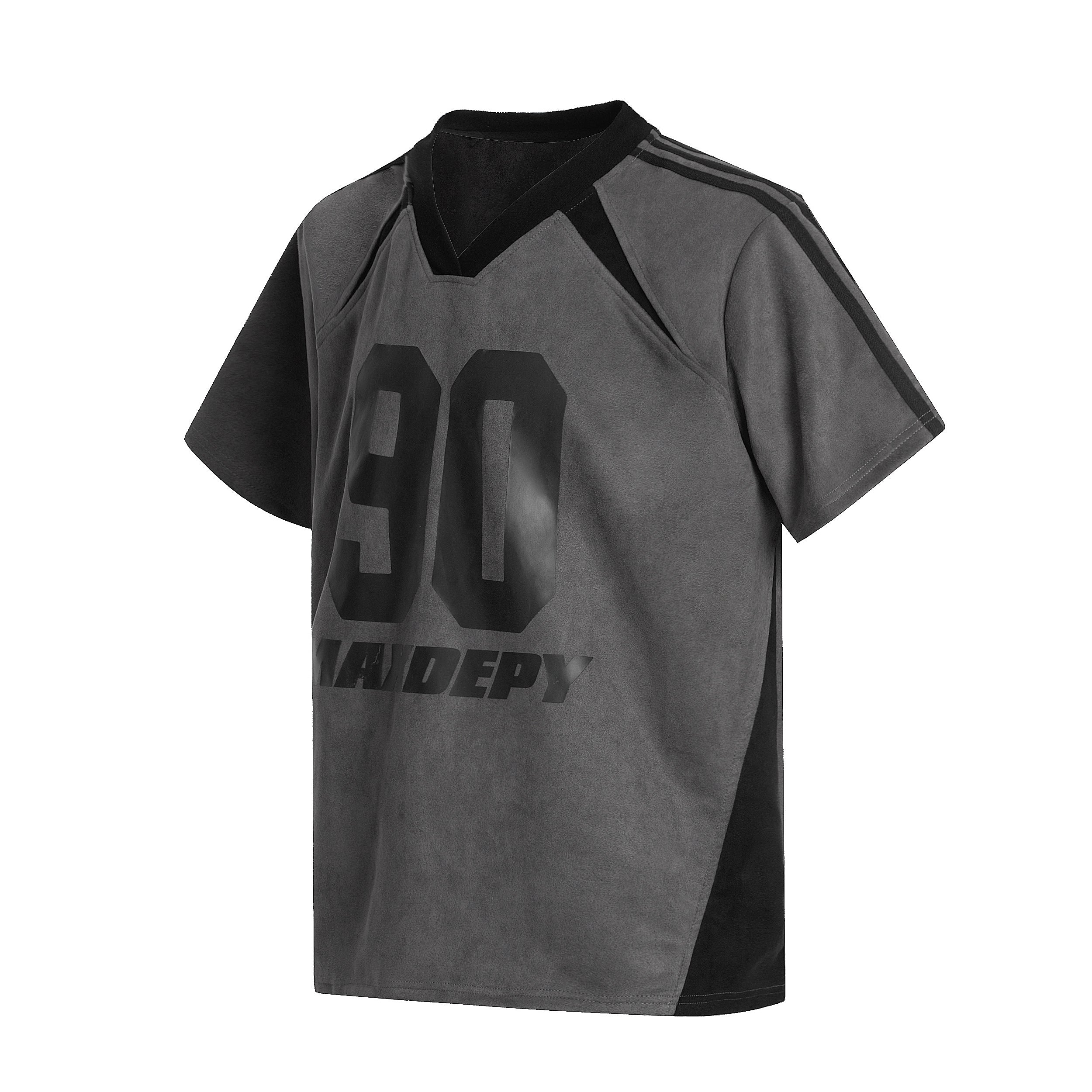 Colorblock Varsity Mesh Jersey Tee | Number 90 Streetwear