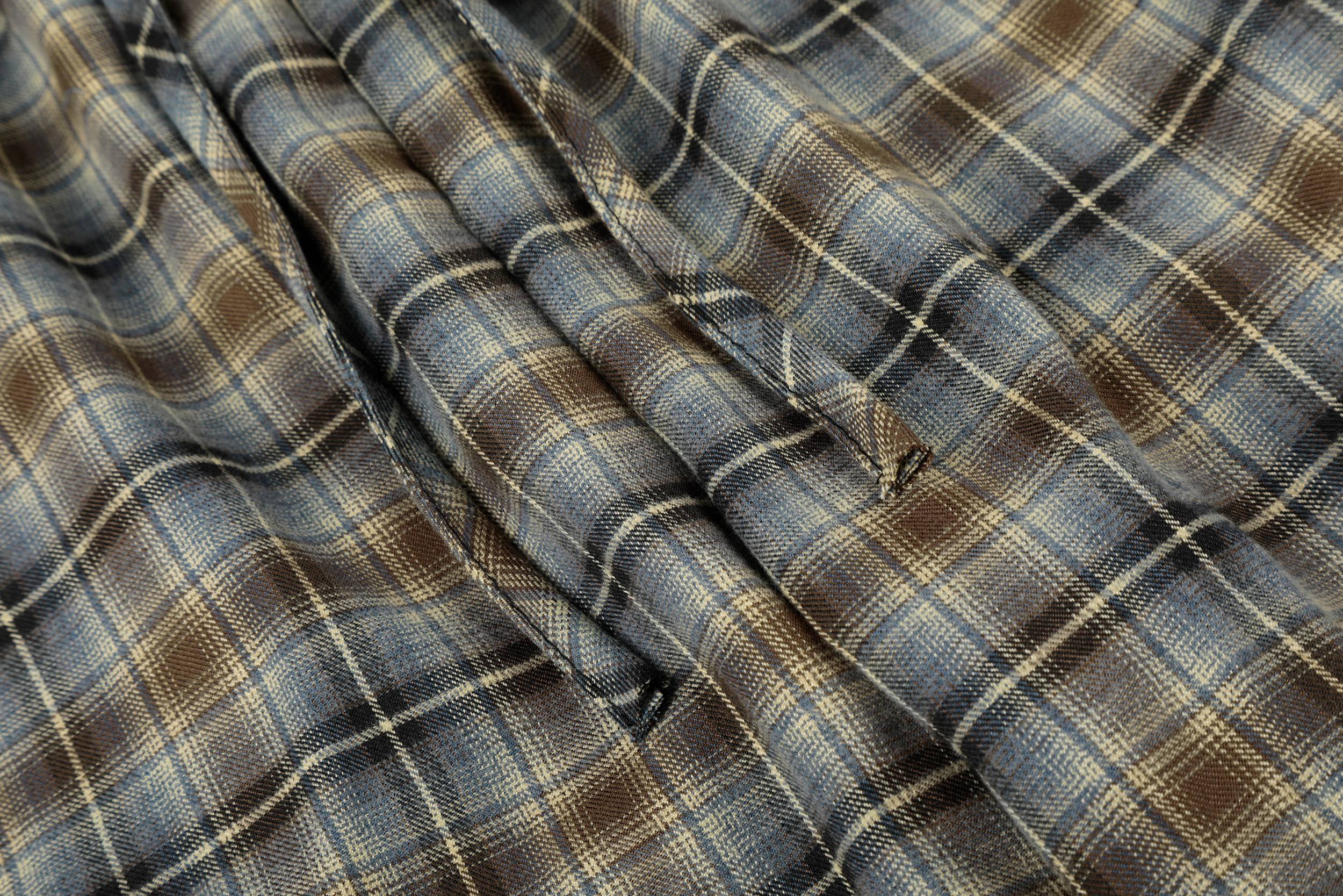 Omirad Plaid Lounge Shorts | Oversized Retro Streetwear