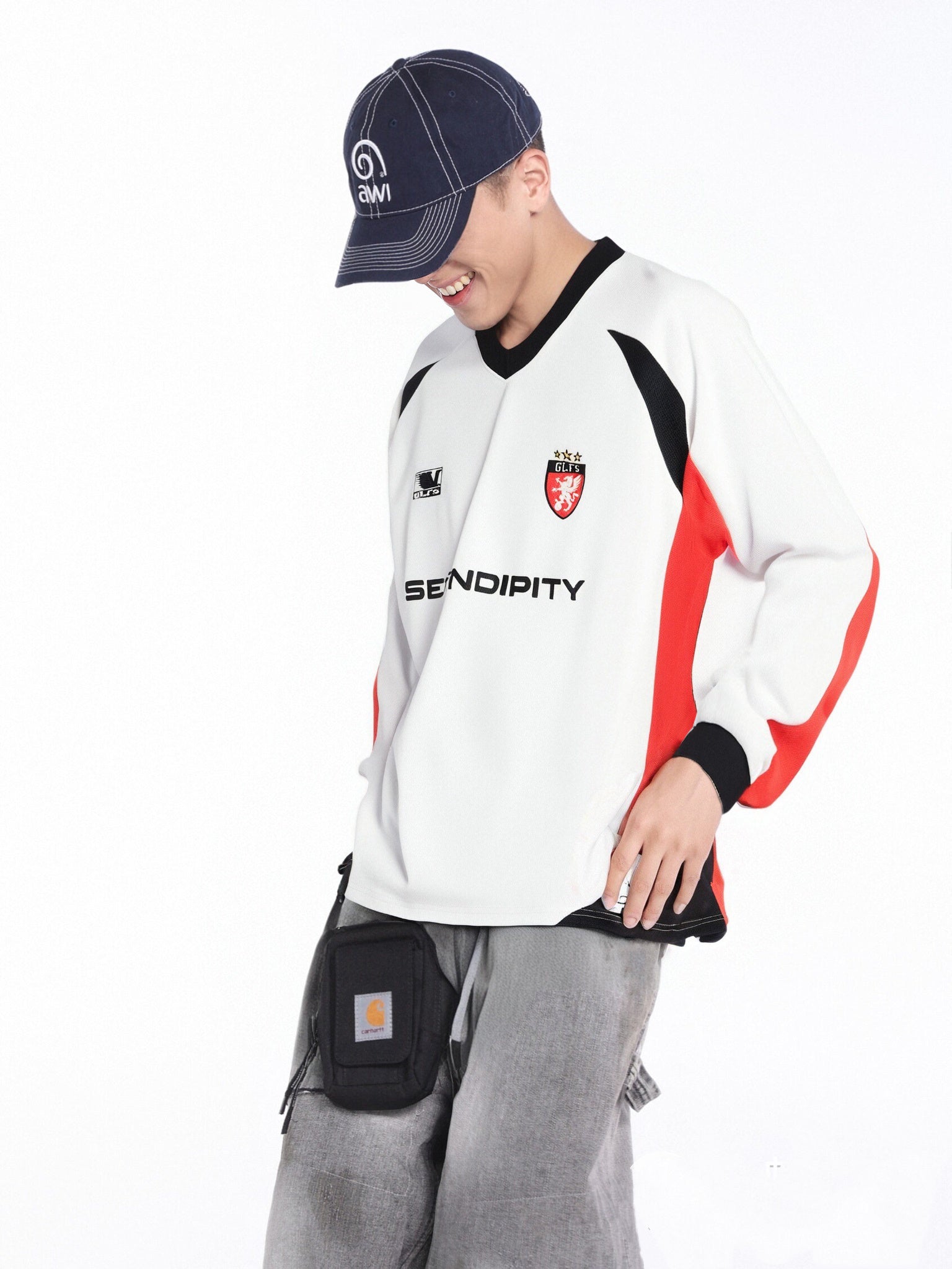 Serendipity Long-Sleeve Football Jersey | Number 3