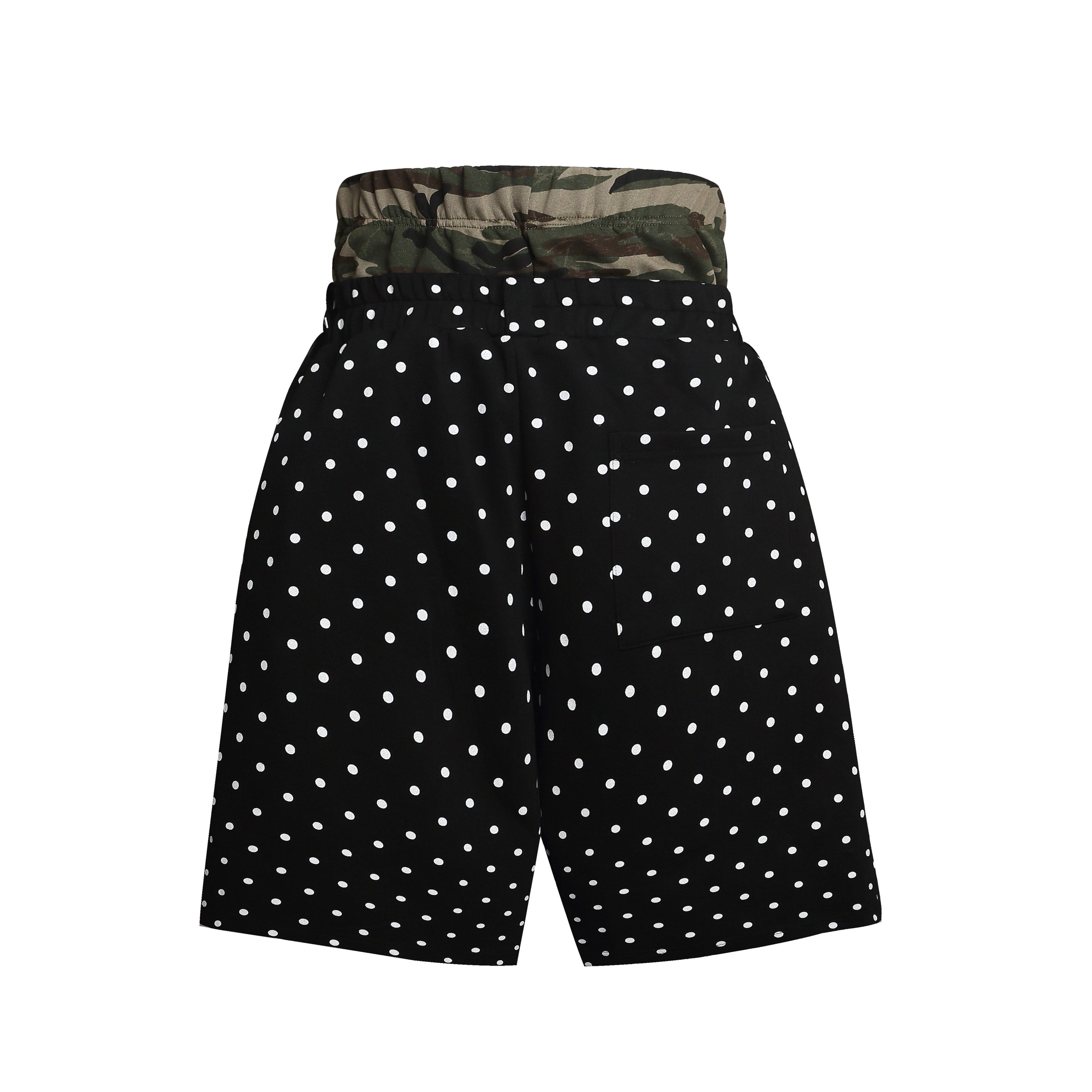 Omirad Polka Dot Camo Waist Shorts | Streetwear Shorts