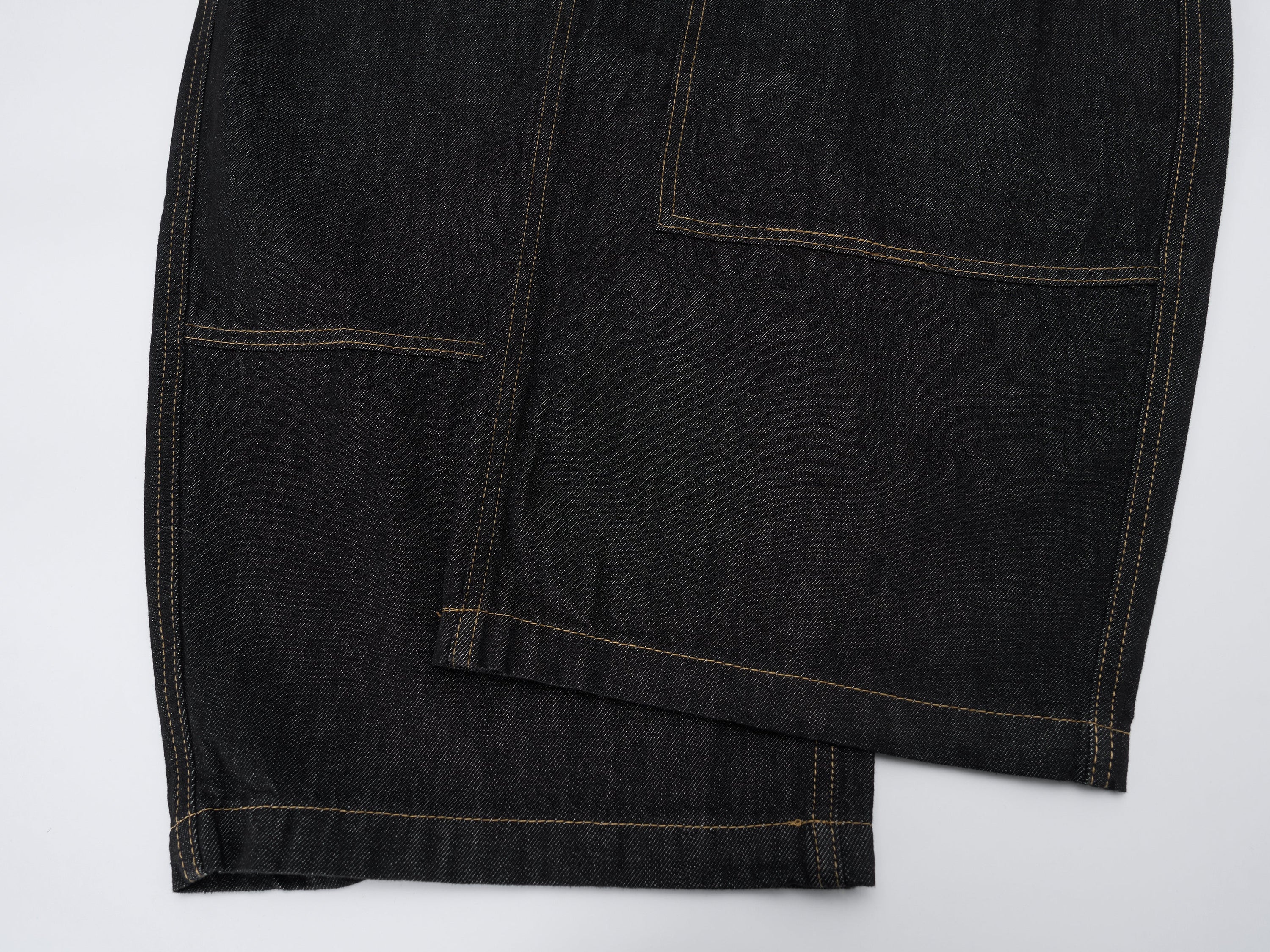 Omirad Utility Wide-Leg Carpenter Jeans | Dark Wash Denim