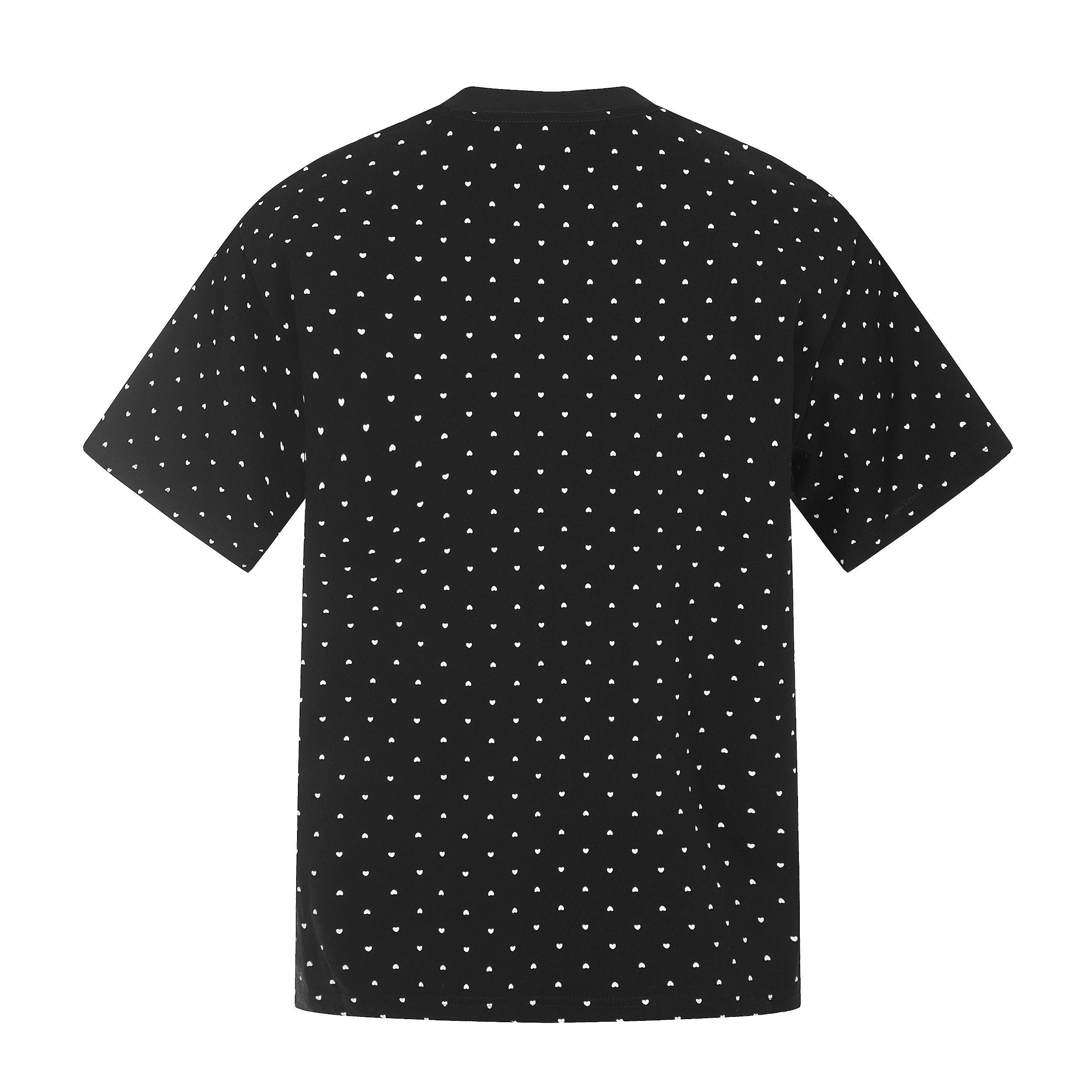 Allover Micro-Print Script Graphic Tee | Relaxed Streetwear
