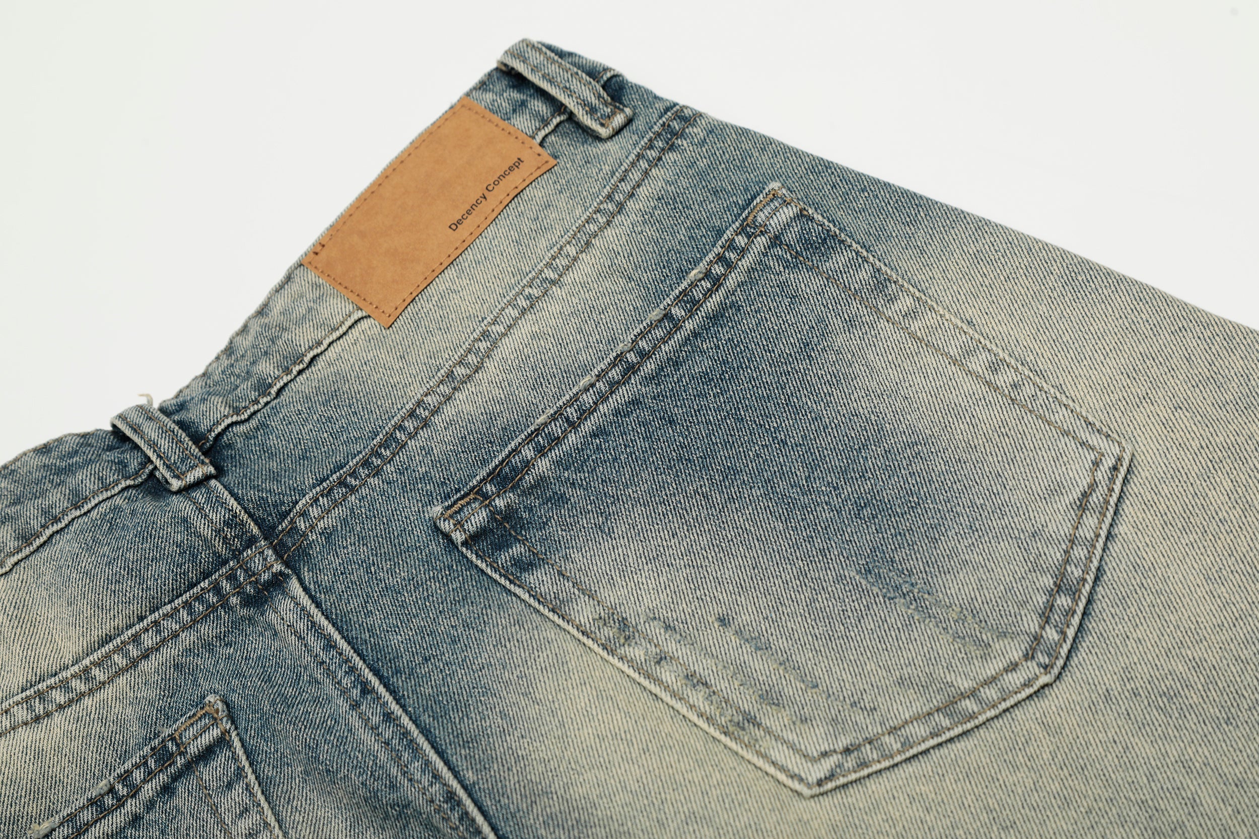 Omirad Vintage Fade Wide-Leg Jeans | Oversized Streetwear Denim