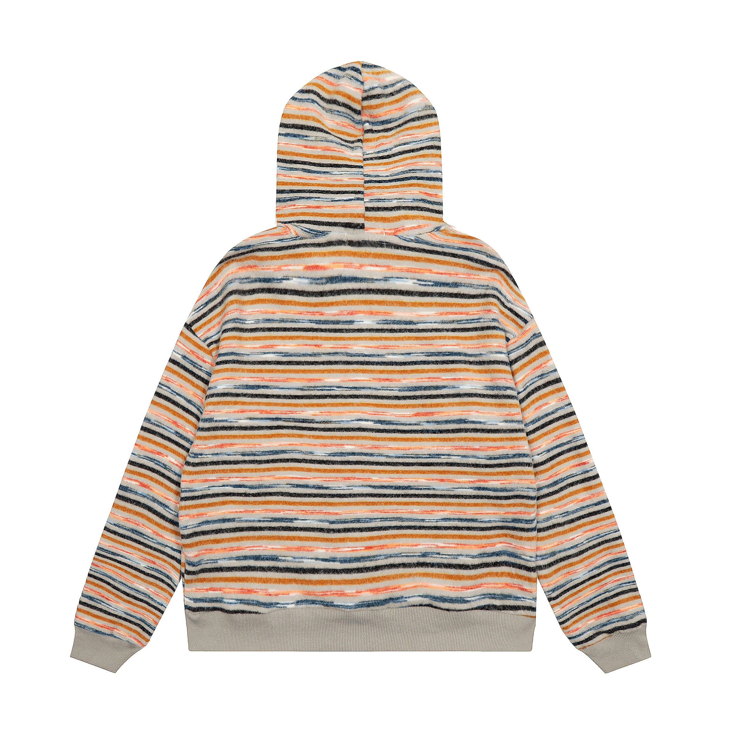 Omirad Striped Knit Zip Hoodie | Retro Streetwear