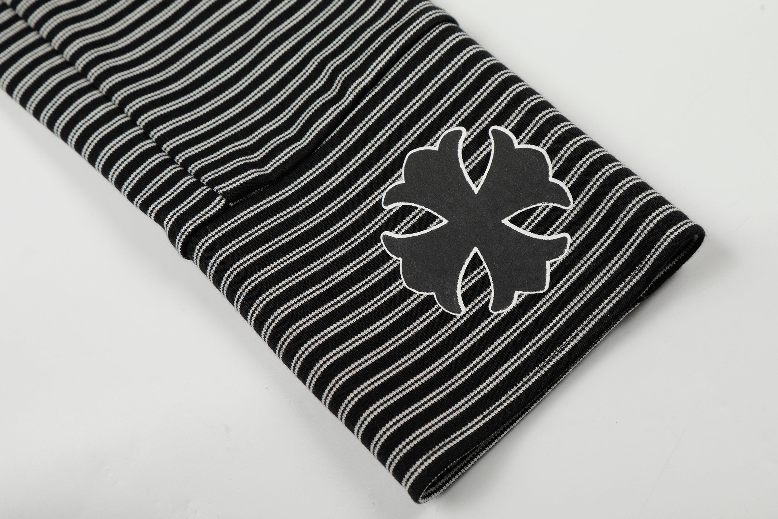 Omirad Striped Graphic Zip Hoodie | Bold Streetwear