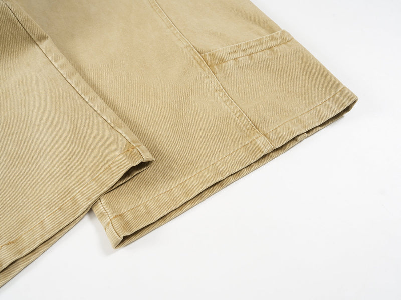 Omirad Wide-Leg Work Pants | Cotton Twill Utility Trousers