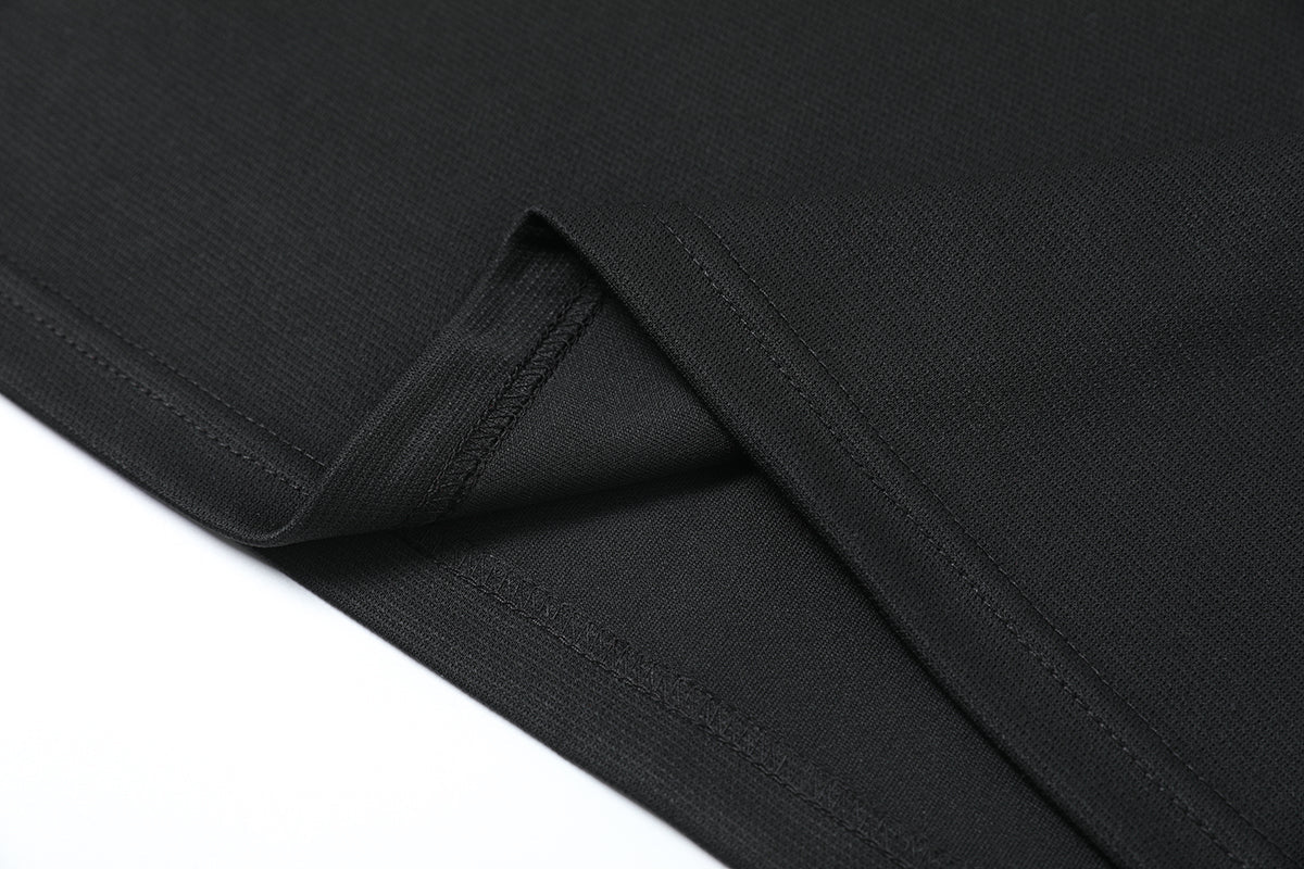 Omirad Shadow Structure Oversized Tech T-Shirt | Matte Black
