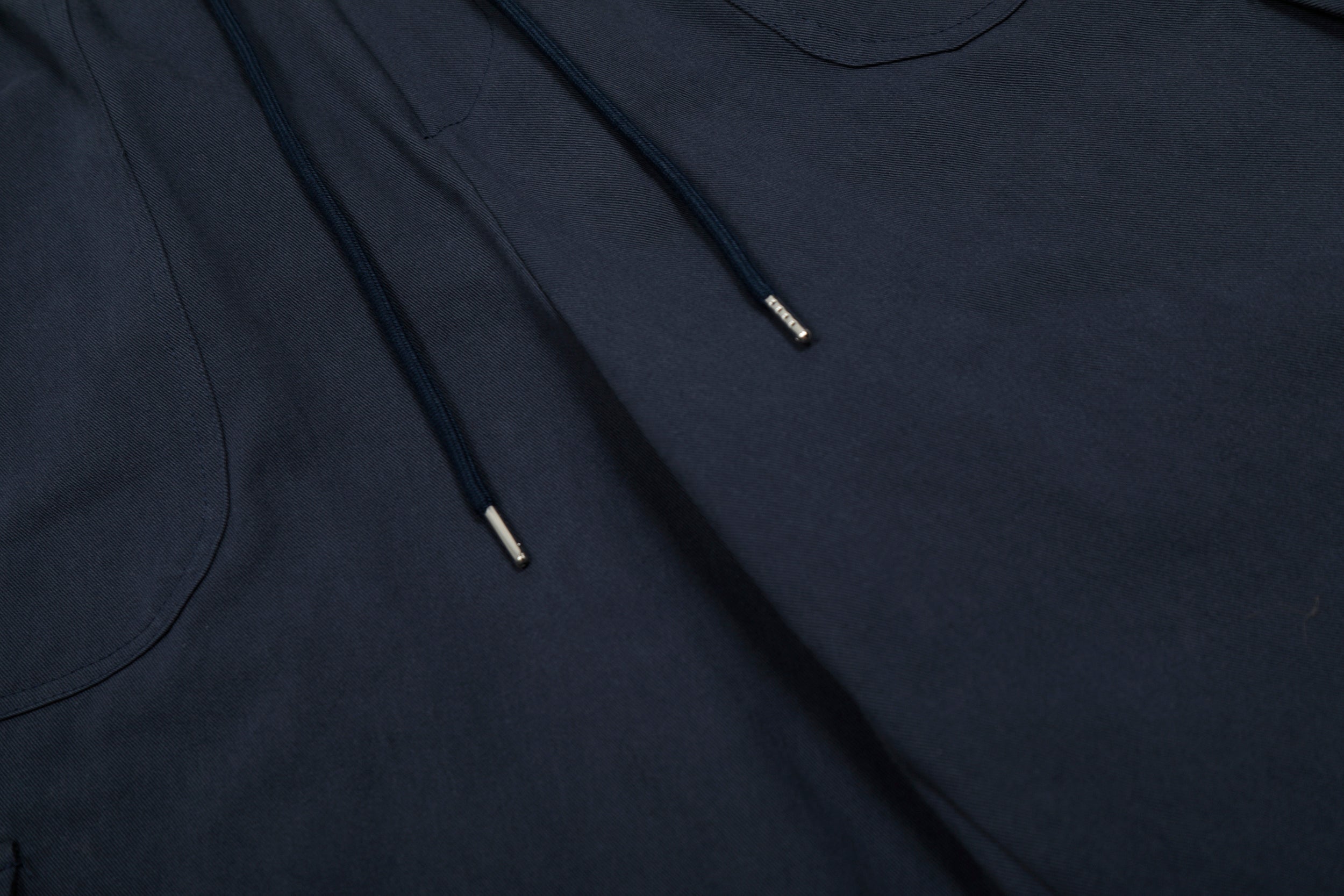 Omirad Utility Wide-Leg Cargo Pants | Navy Streetwear