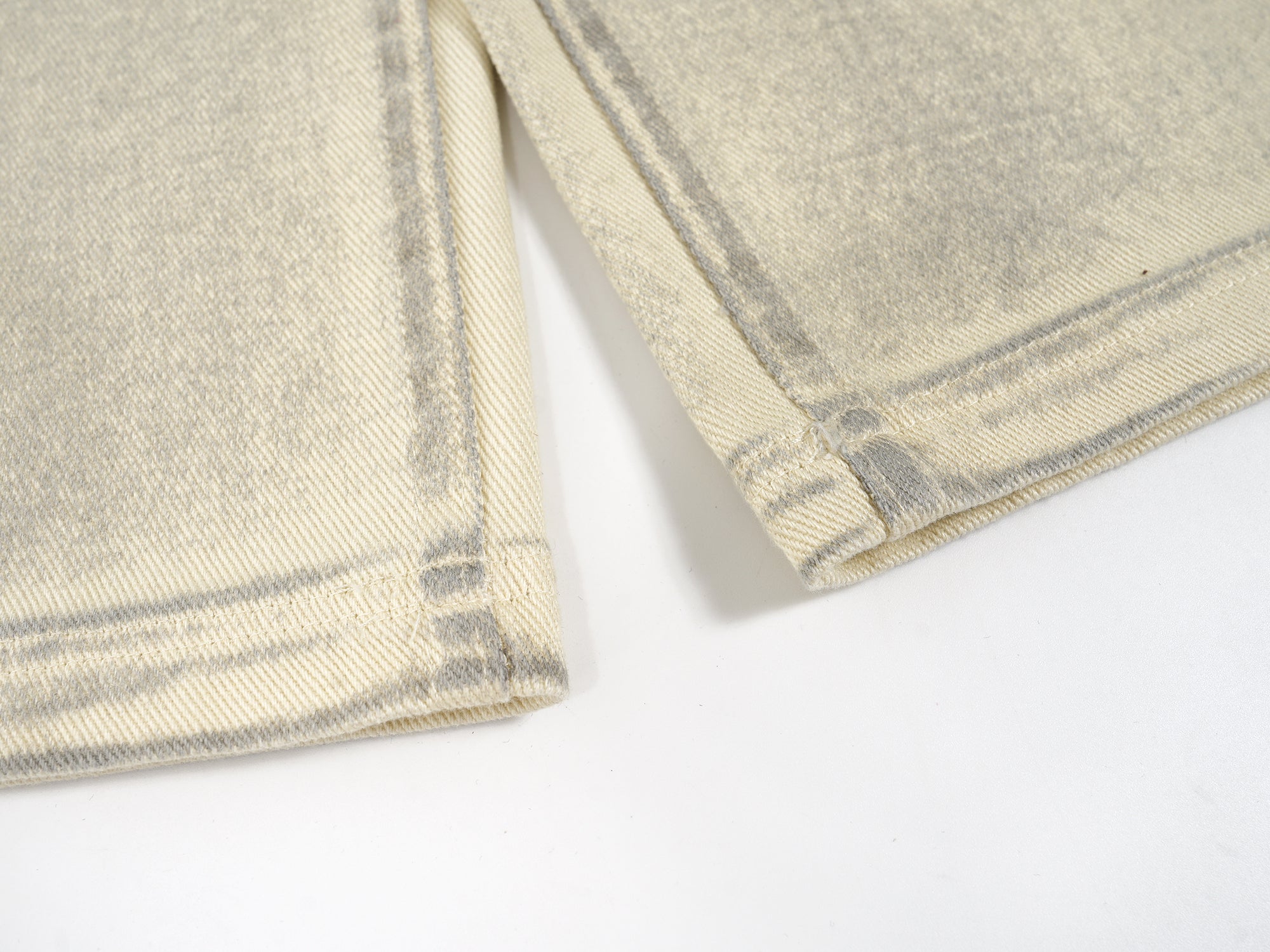 Wide-Leg Embroidered Pocket Denim Pants | Street Luxury