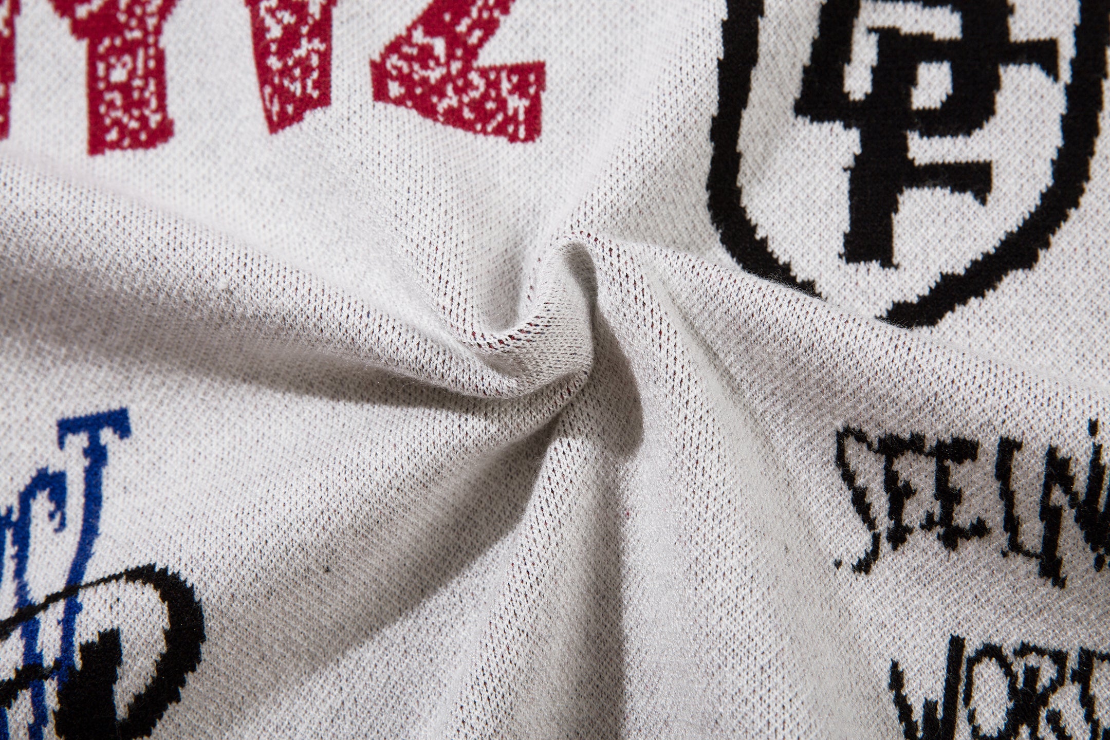 Omirad Graffiti Embroidered Knit Sweater | Streetwear