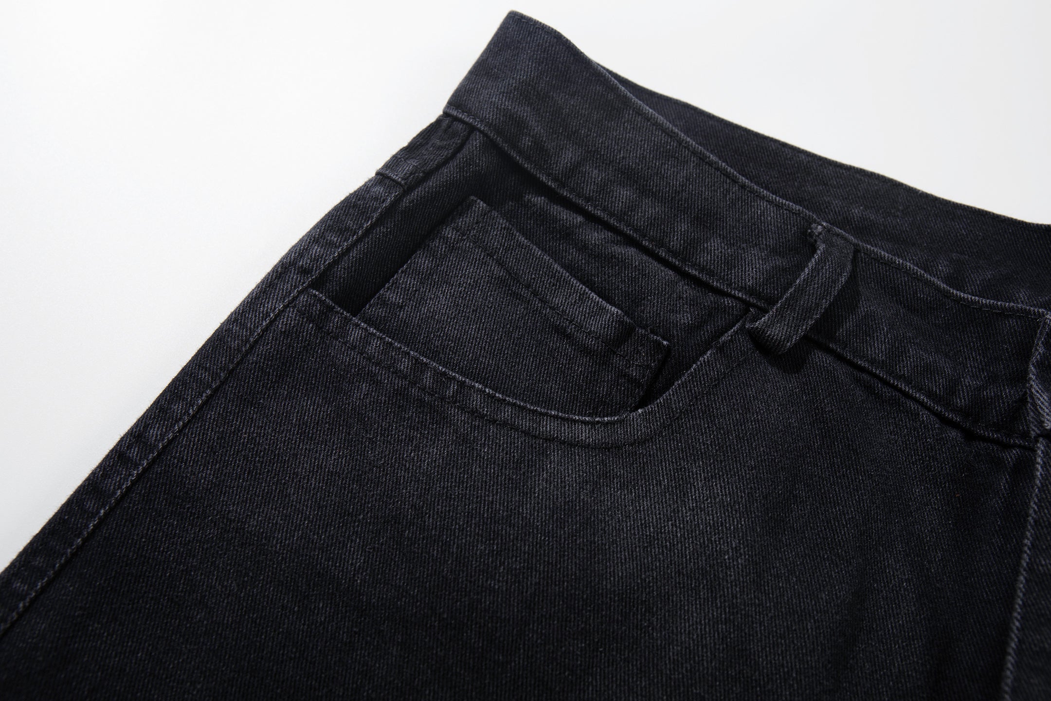 Shadow Camo Wide-Leg Jeans | Dark Streetwear Denim