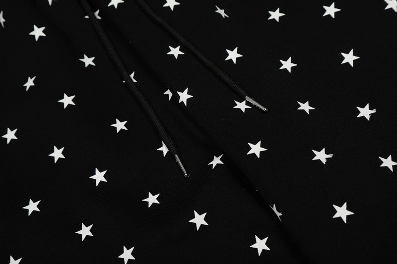 All-Over Star Print Wide-Leg Pants | Y2K Street Style