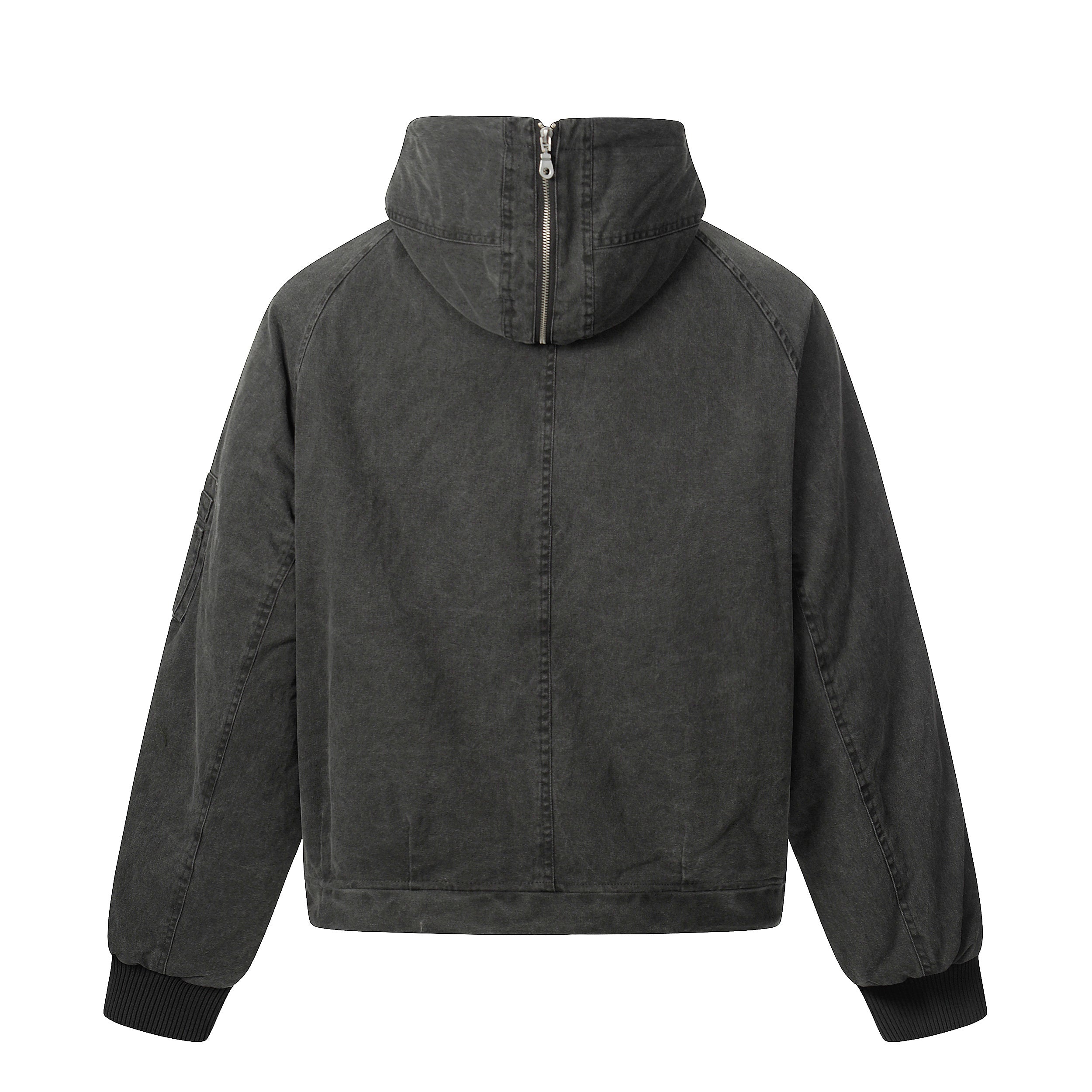 Washed Utility Hooded Jacket | Vintage Military Style