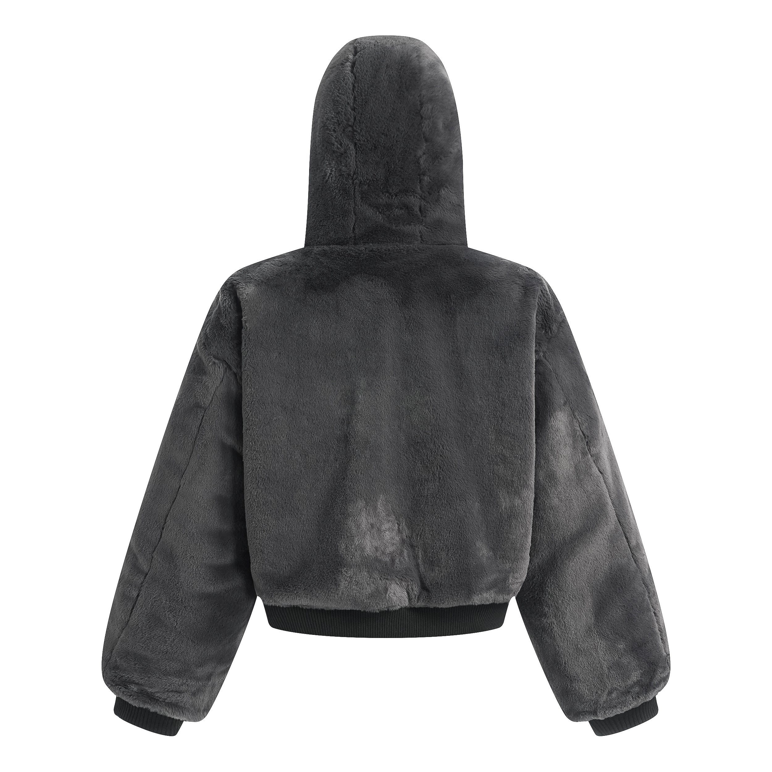 Reversible Camo Hooded Bomber Jacket | Two-Way Style