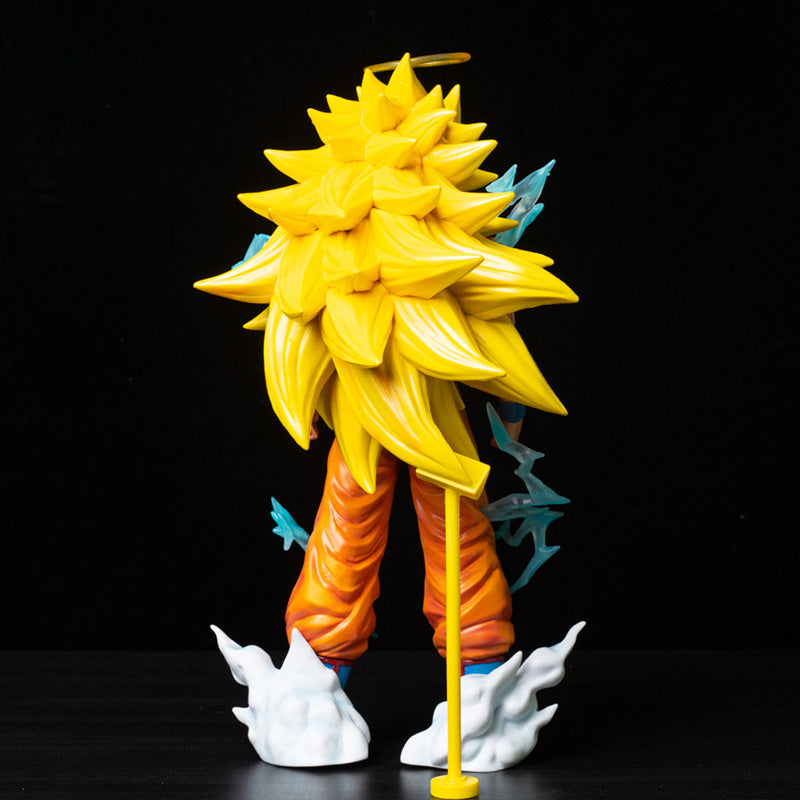 Dragon Ball Z Goku Angel Figure – 35cm, 2kg – Super Saiyan with Halo