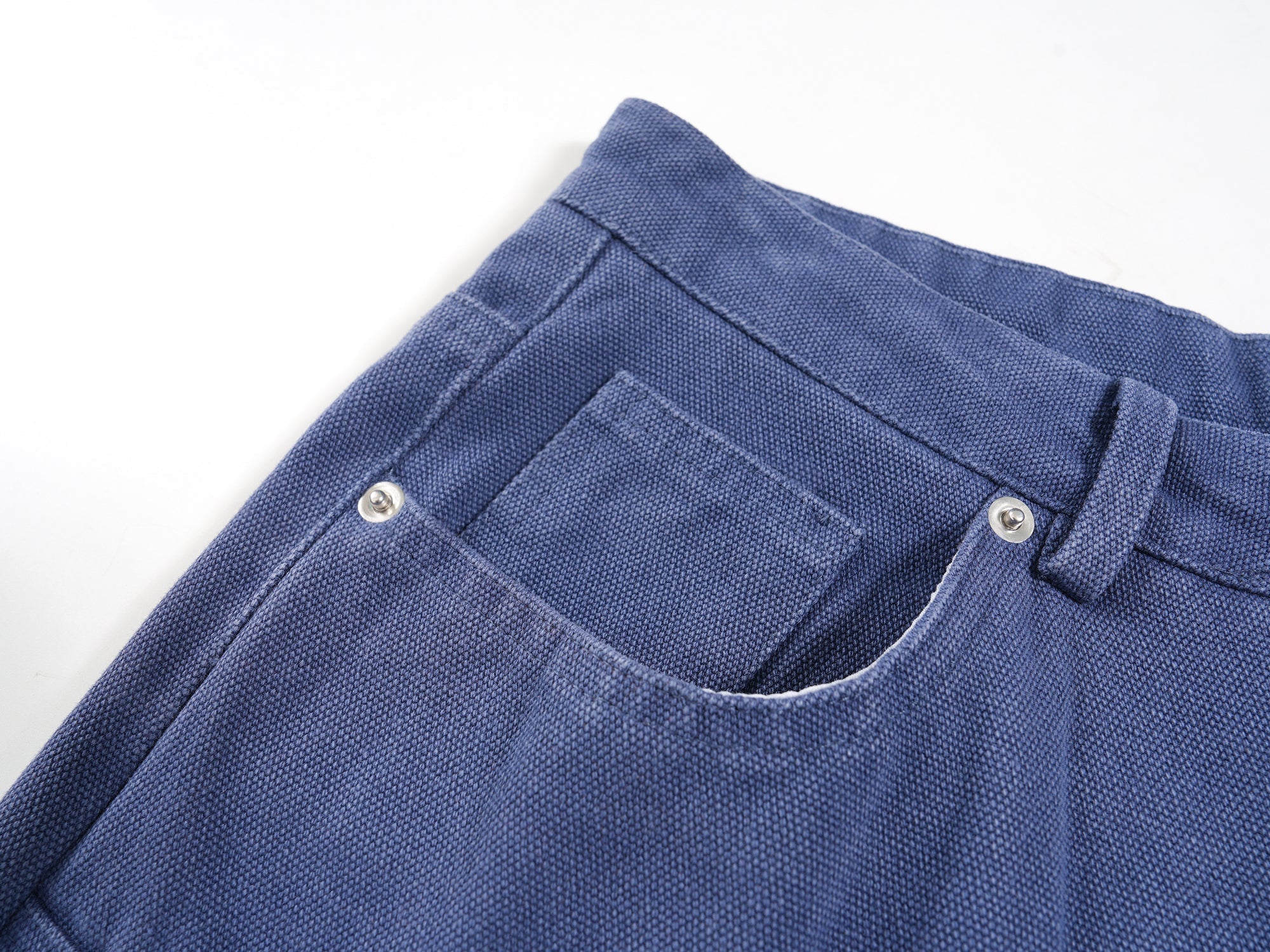 Omirad Vintage Canvas Jorts | Wide-Leg Denim Shorts