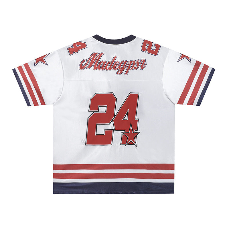 Mad Gypsr 24 Varsity Football Jersey | Retro Streetwear