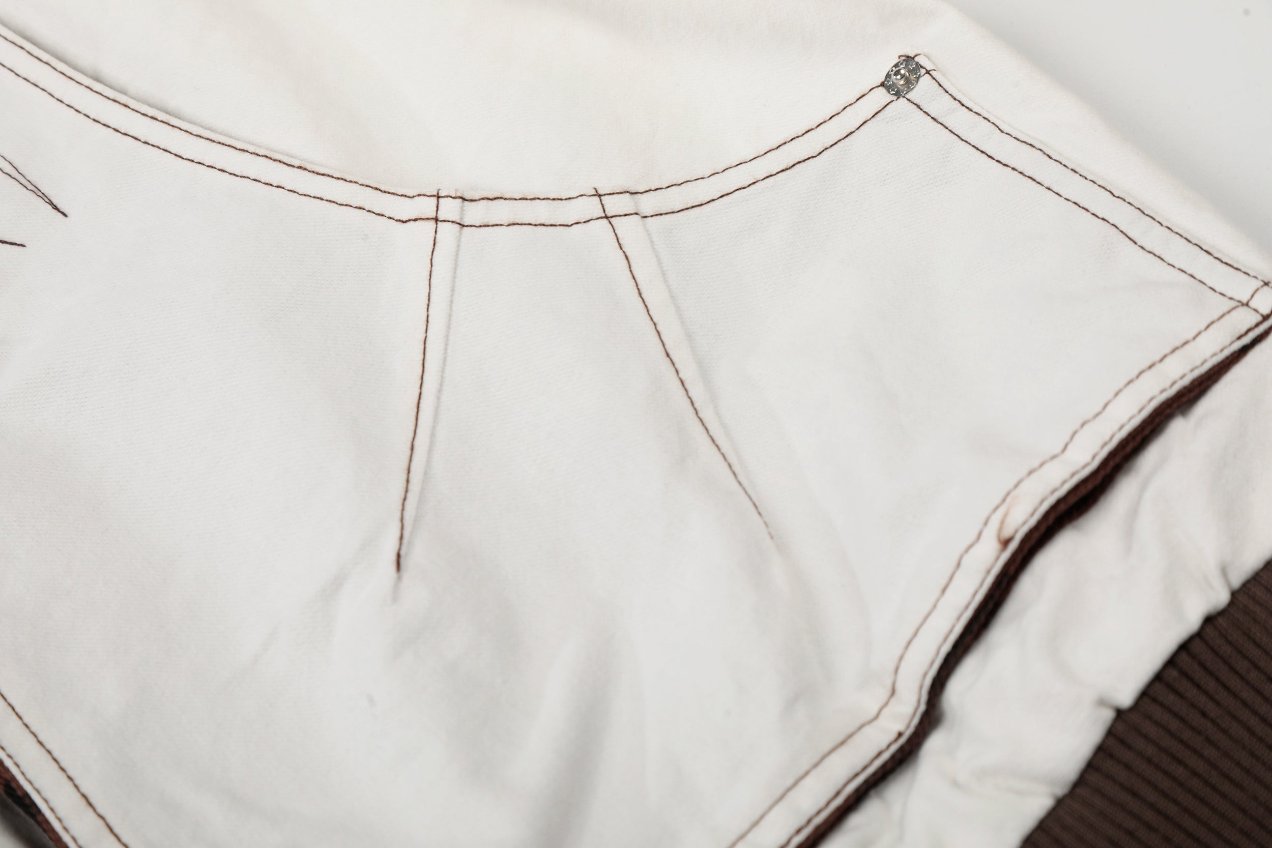 Omirad Sketch Detail Bomber Jacket | Contrast Collar Cotton