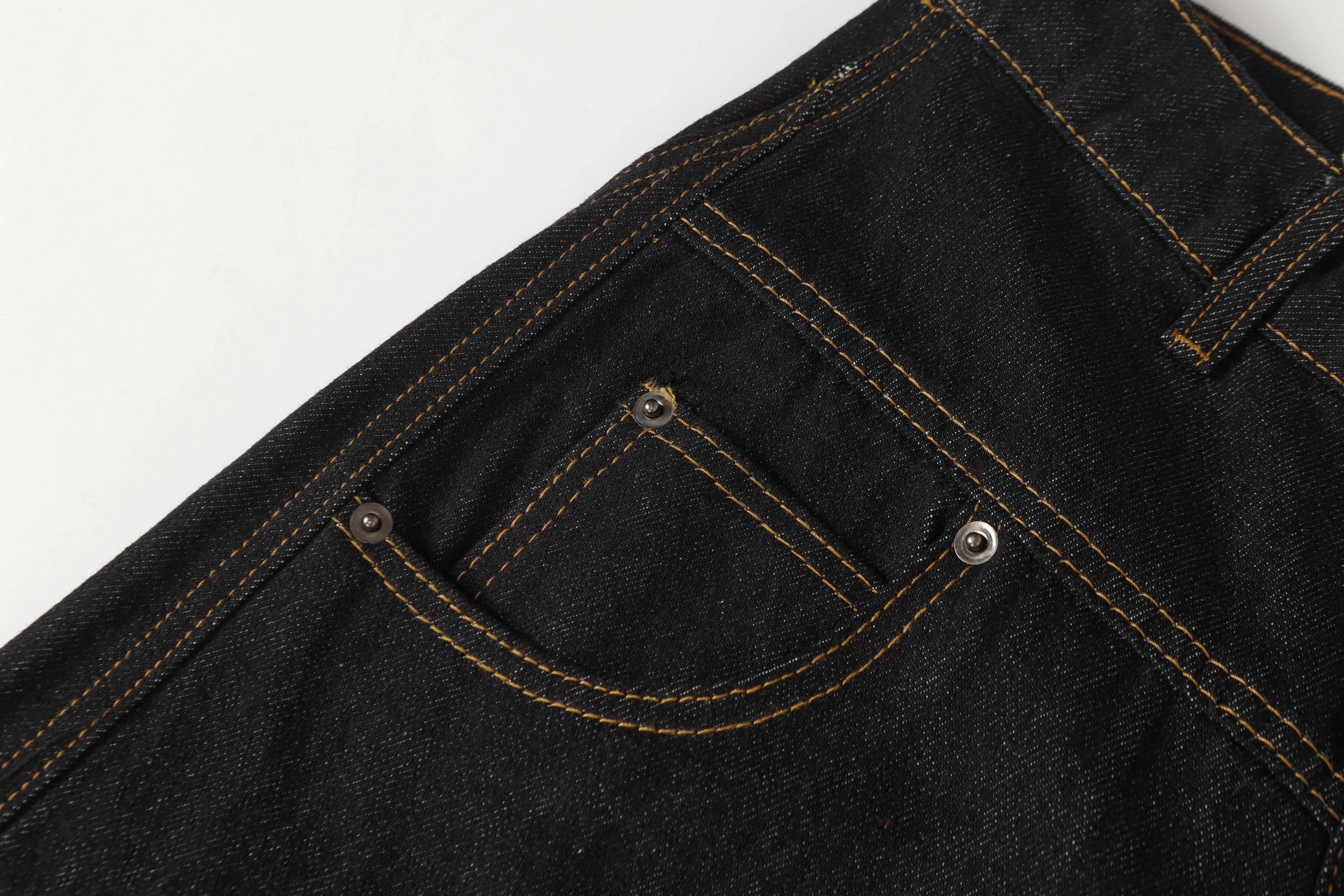 Asymmetric Button Wide-Leg Balloon Denim Pants | SEAKOFF