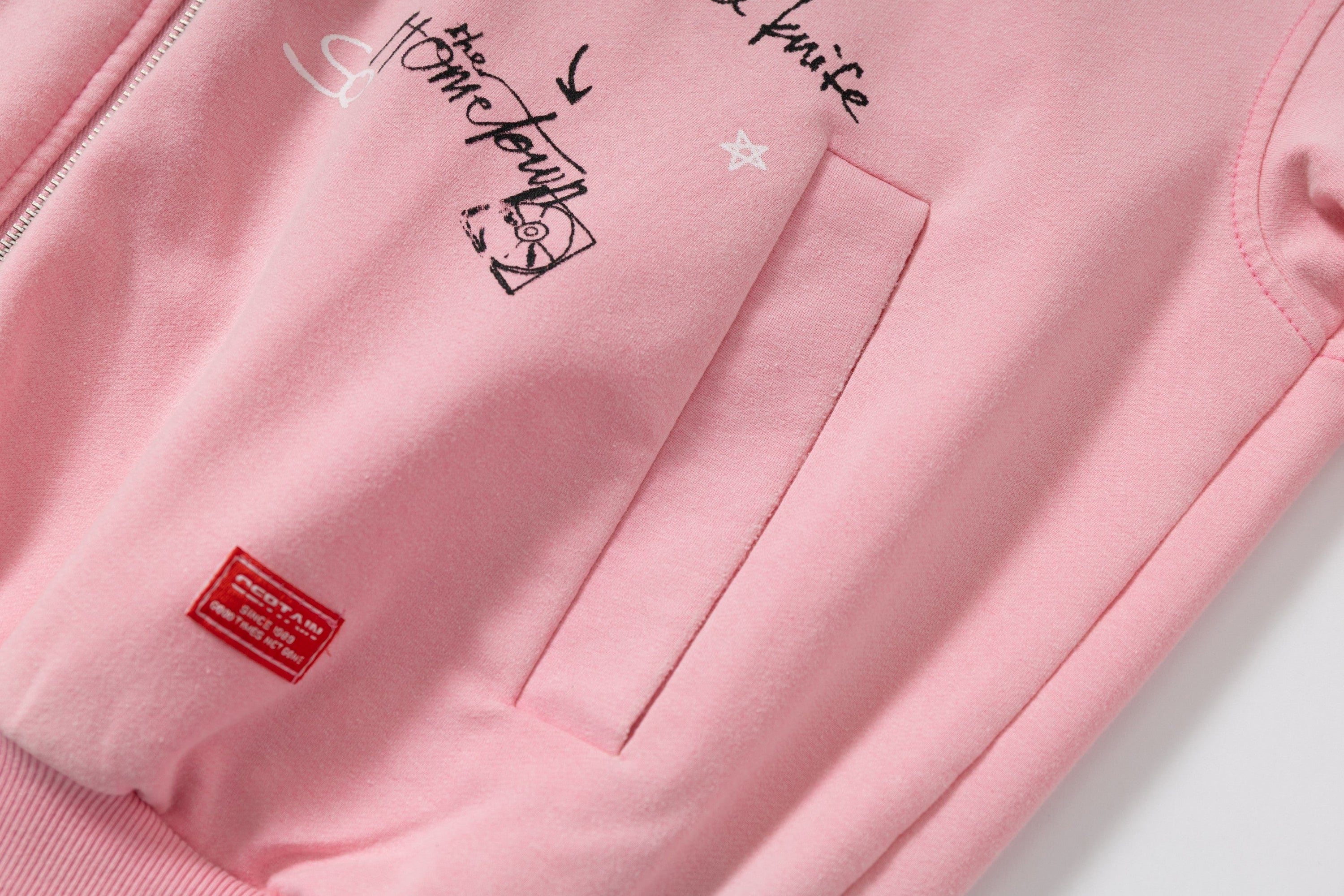 Omirad Gradient Graphic Zip Hoodie | Streetwear Statement