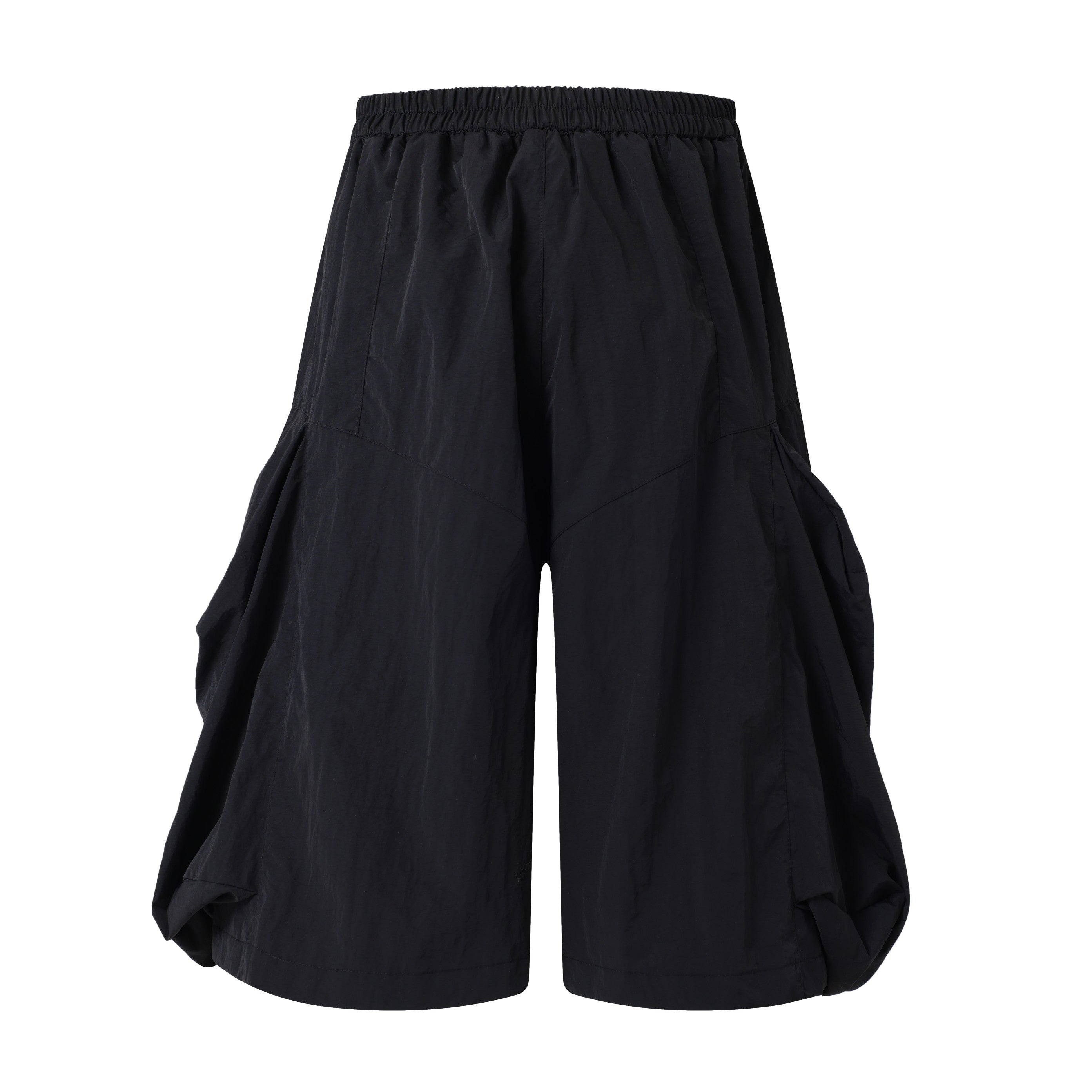 Omirad Draped Wide-Leg Shorts | Avant-Garde Techwear