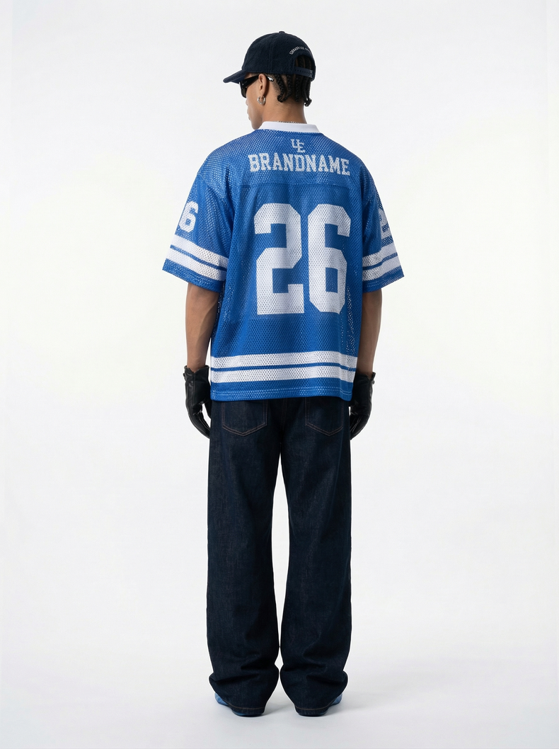 Omirad Maple 26 Mesh Jersey T-Shirt | Varsity Streetwear