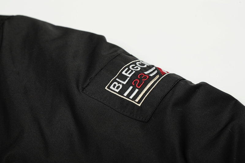 Faux-Fur Hooded Bomber Jacket | Military Streetwear