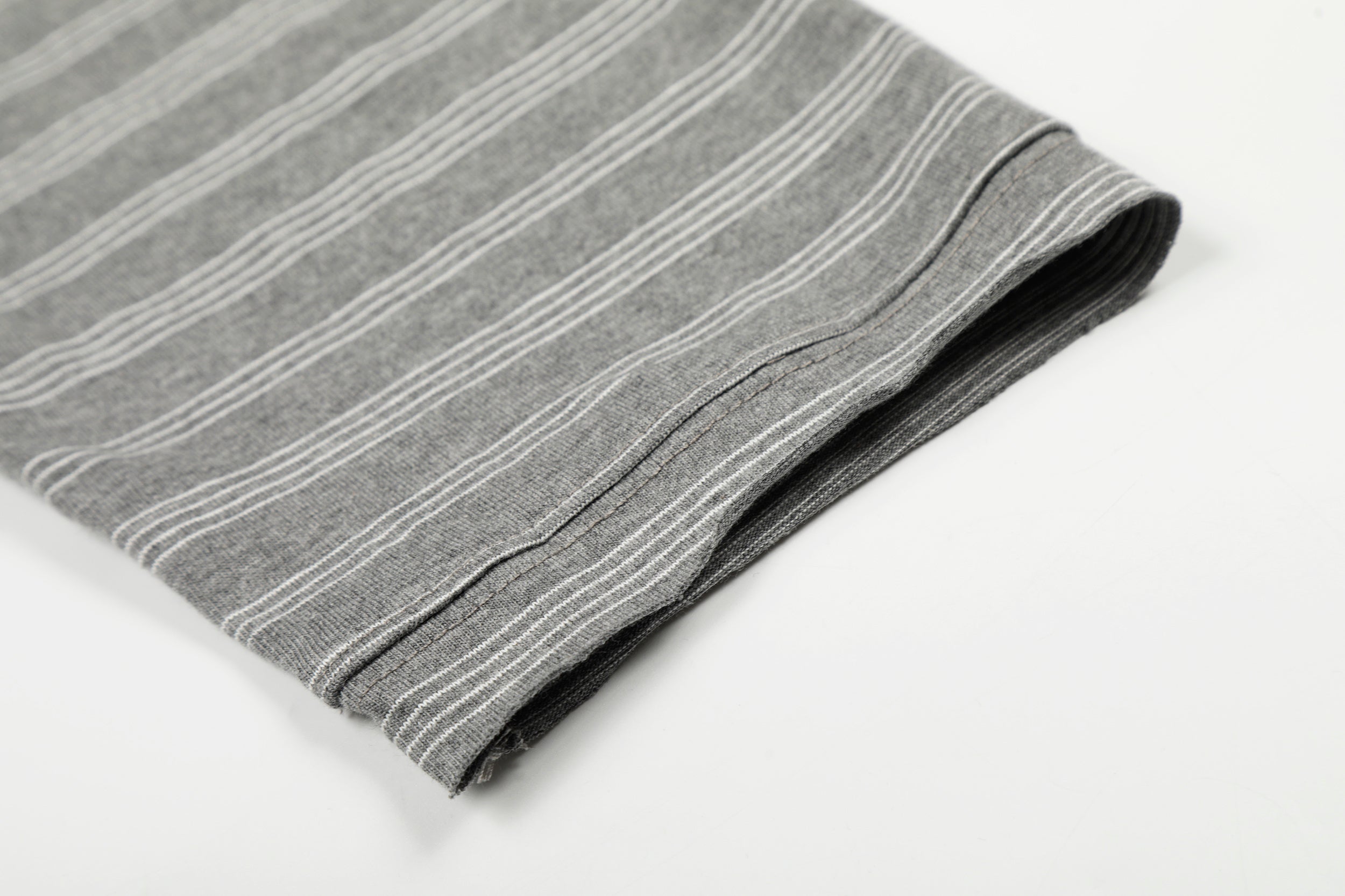 Omirad Striped Gothic Logo Long Sleeve Tee | Streetwear