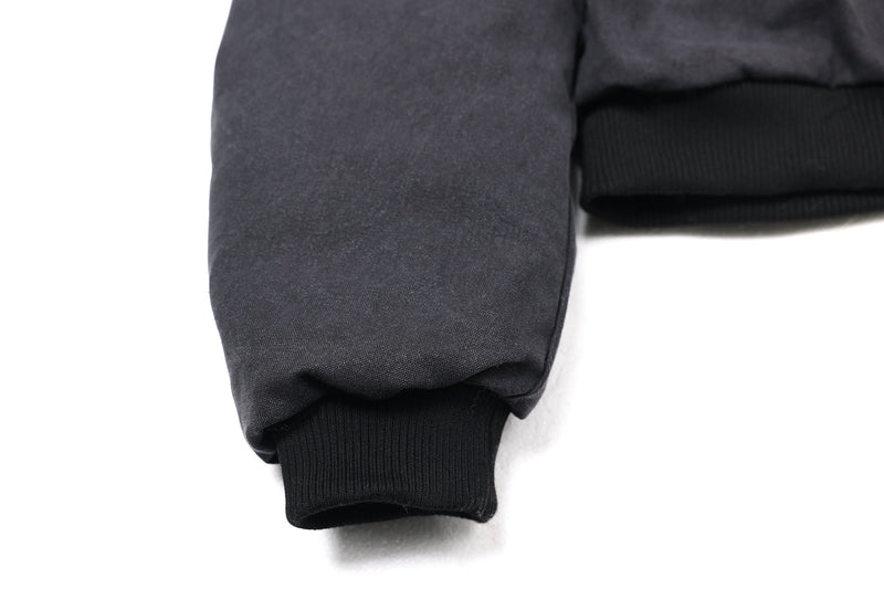 Omirad Fur-Trim Hooded Embroidered Bomber Jacket