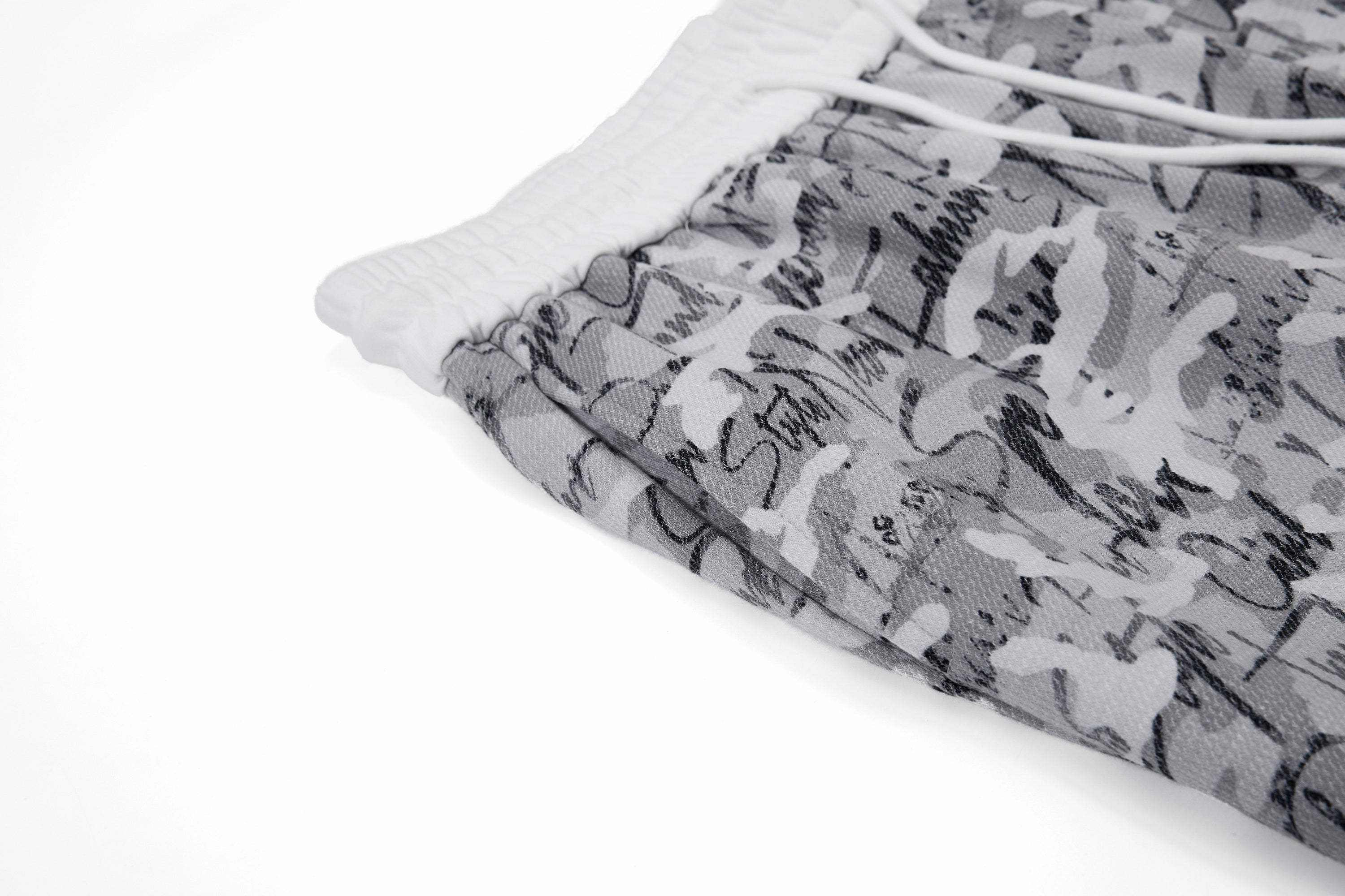 Omirad Camo Script Wide-Leg Streetwear Pants