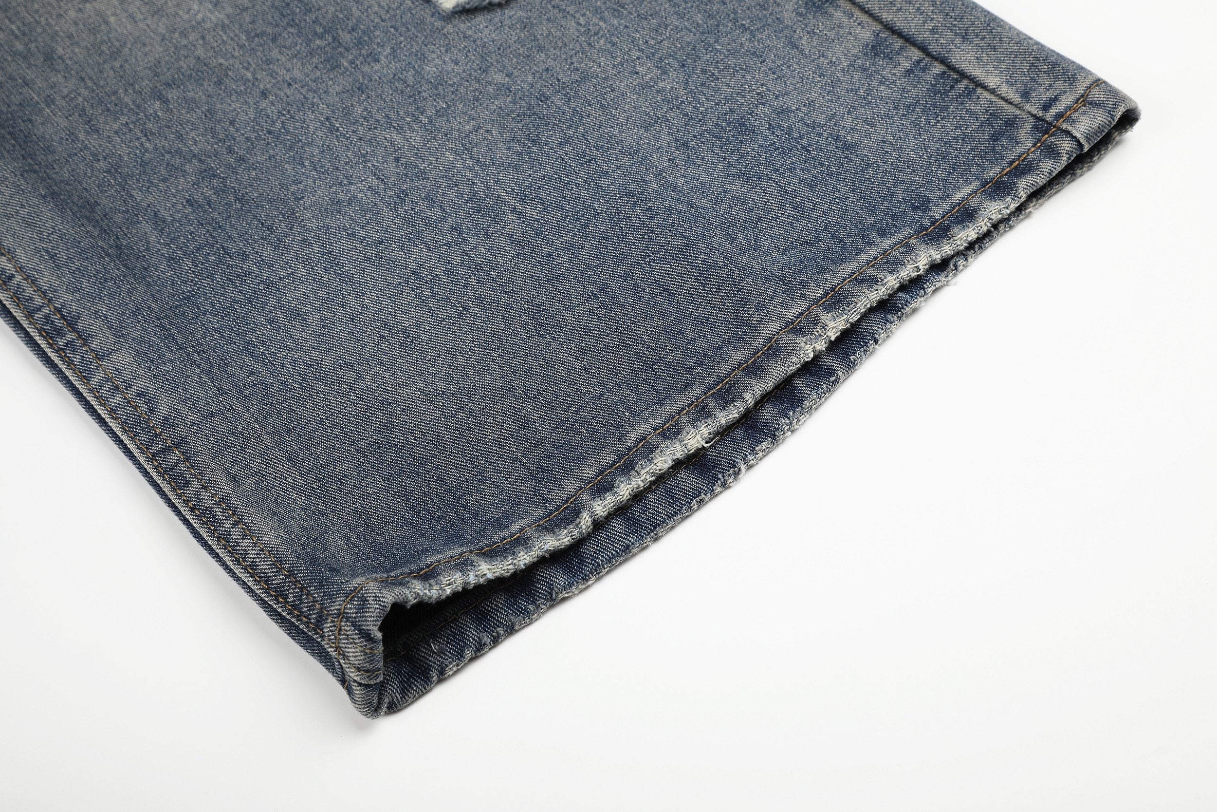 Omirad Distressed Wide-Leg Jeans | Y2K Vintage Washed Denim