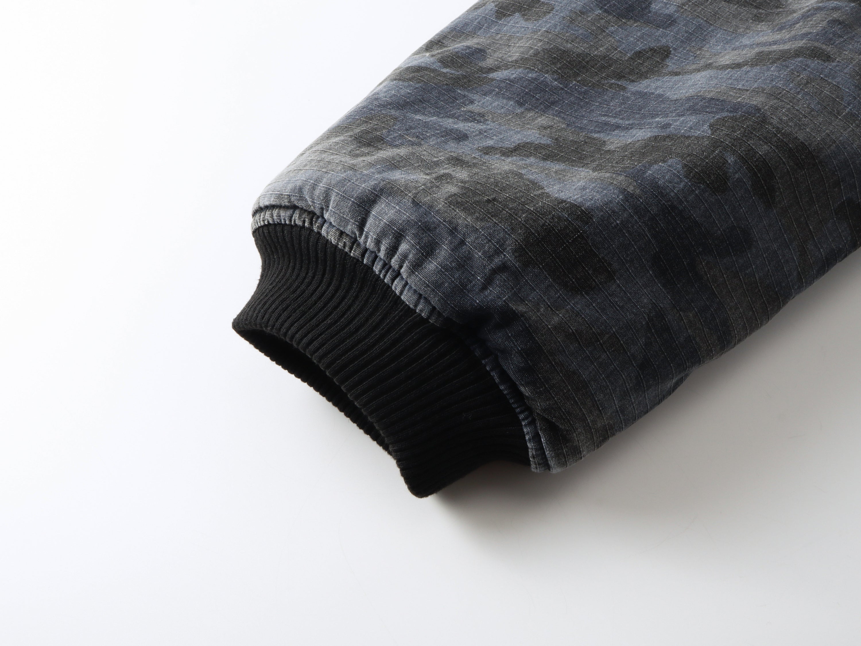 Reversible Camo Hooded Bomber Jacket | Two-Way Style