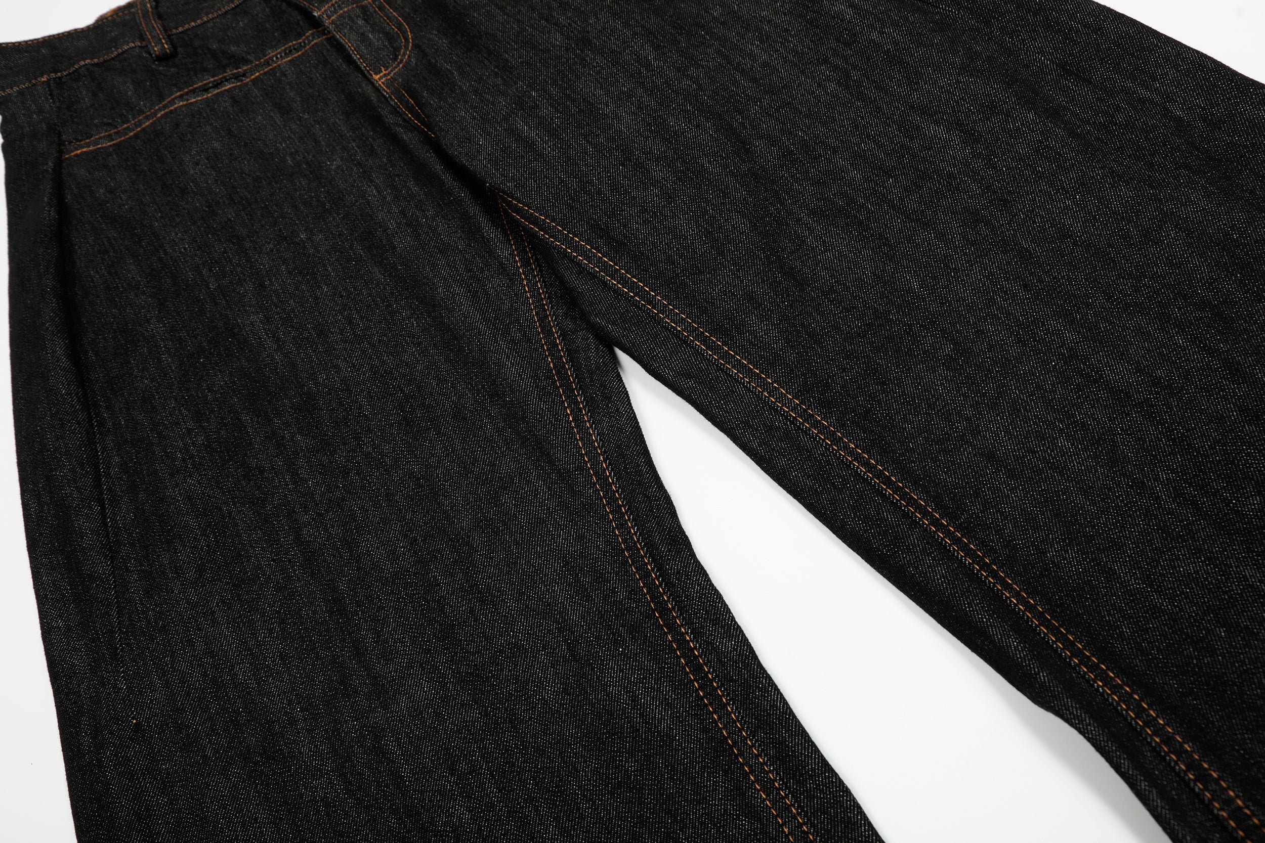 Omirad Wide-Leg Balloon Denim Jeans | Raw Black