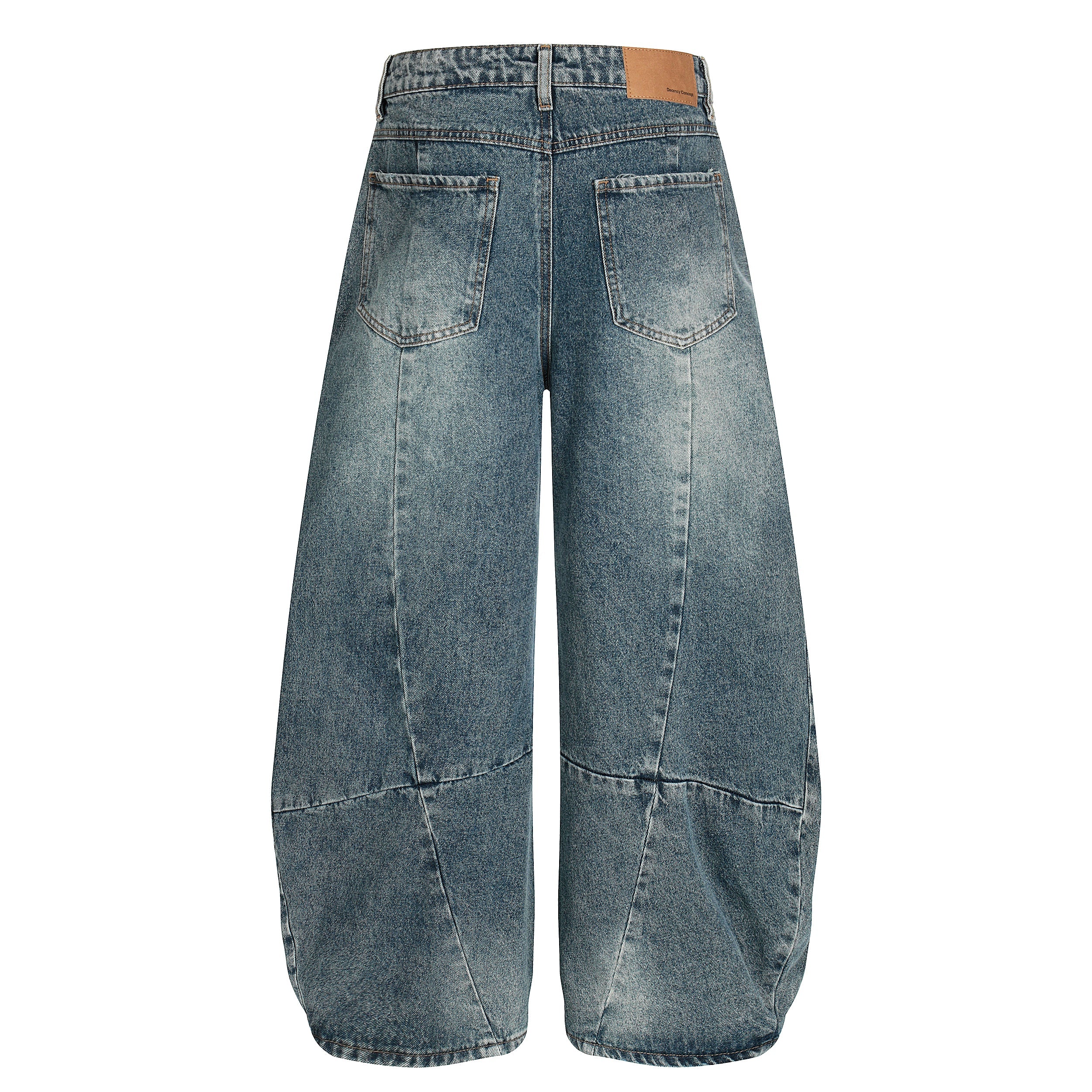 Omirad 3D Panel Balloon Fit Vintage Jeans | Wide Leg Denim