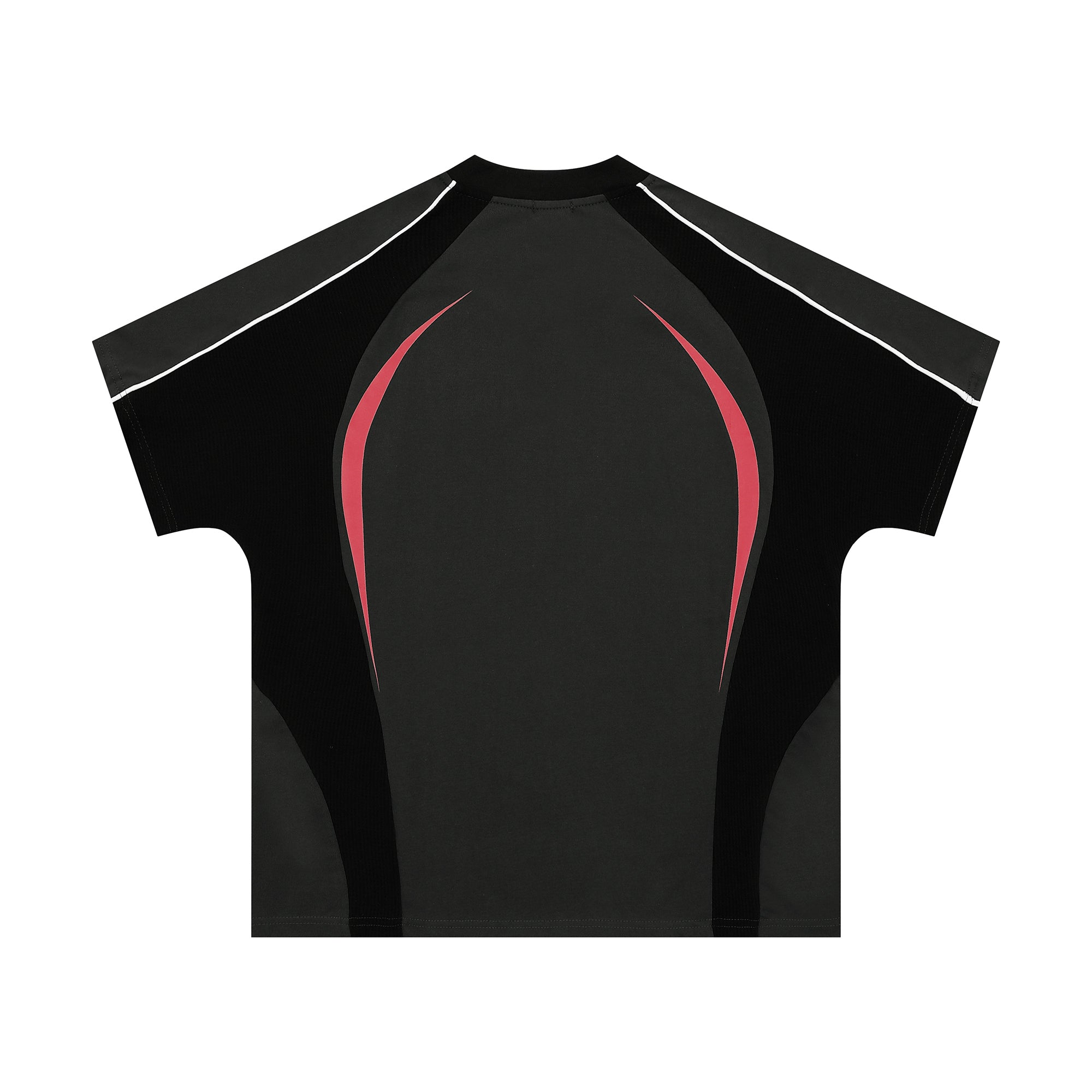 Gather Speed Curve Athletic Tee | Sporty Streetwear V-Neck
