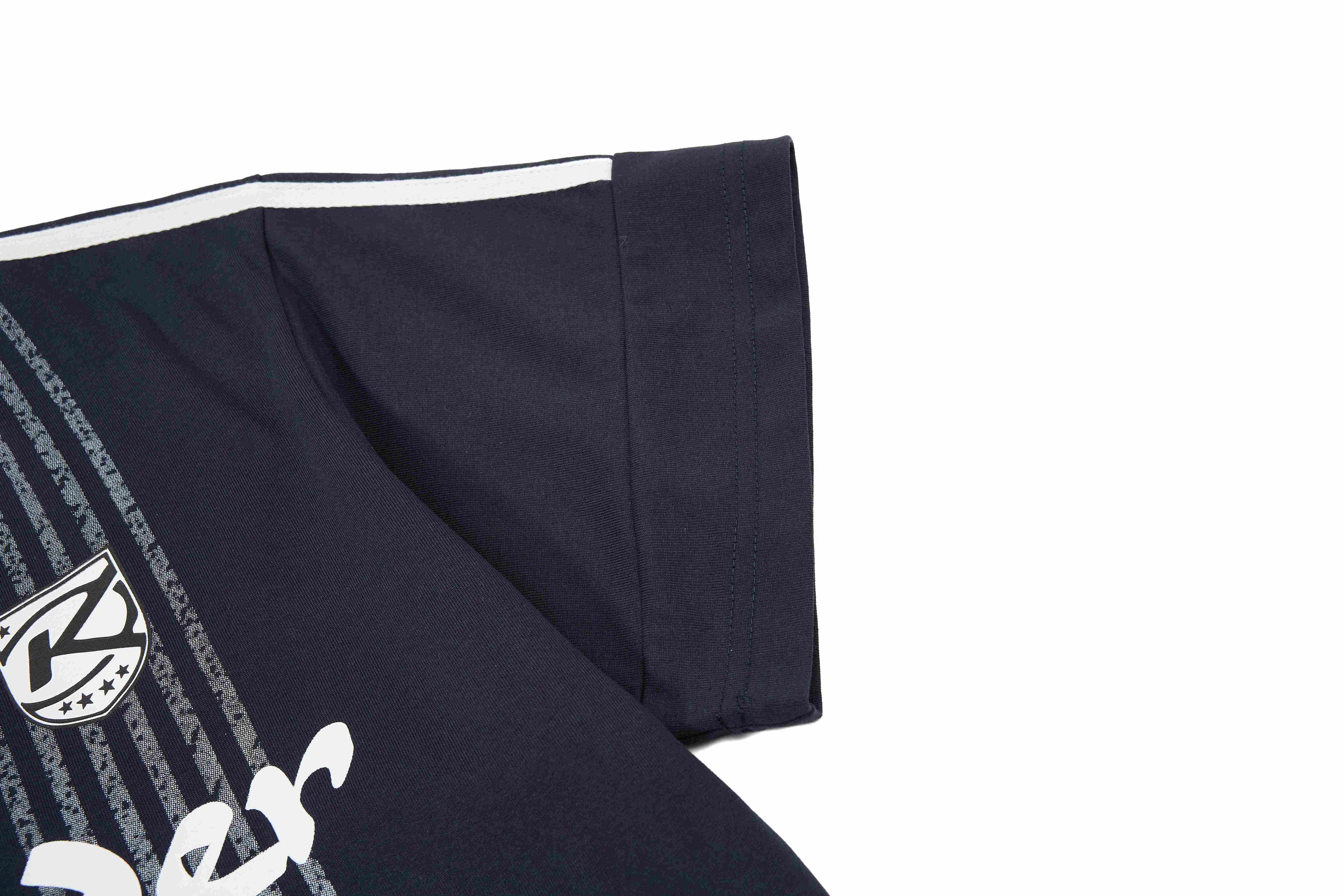 Foramder Velocity Line Sport Tee | Stripe Graphic T-Shirt