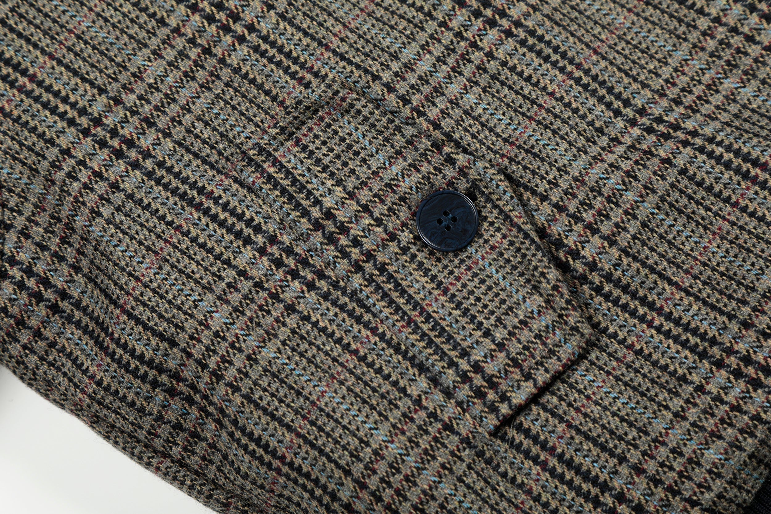 Vintage Plaid Wool Blend Bomber Jacket | Retro Check