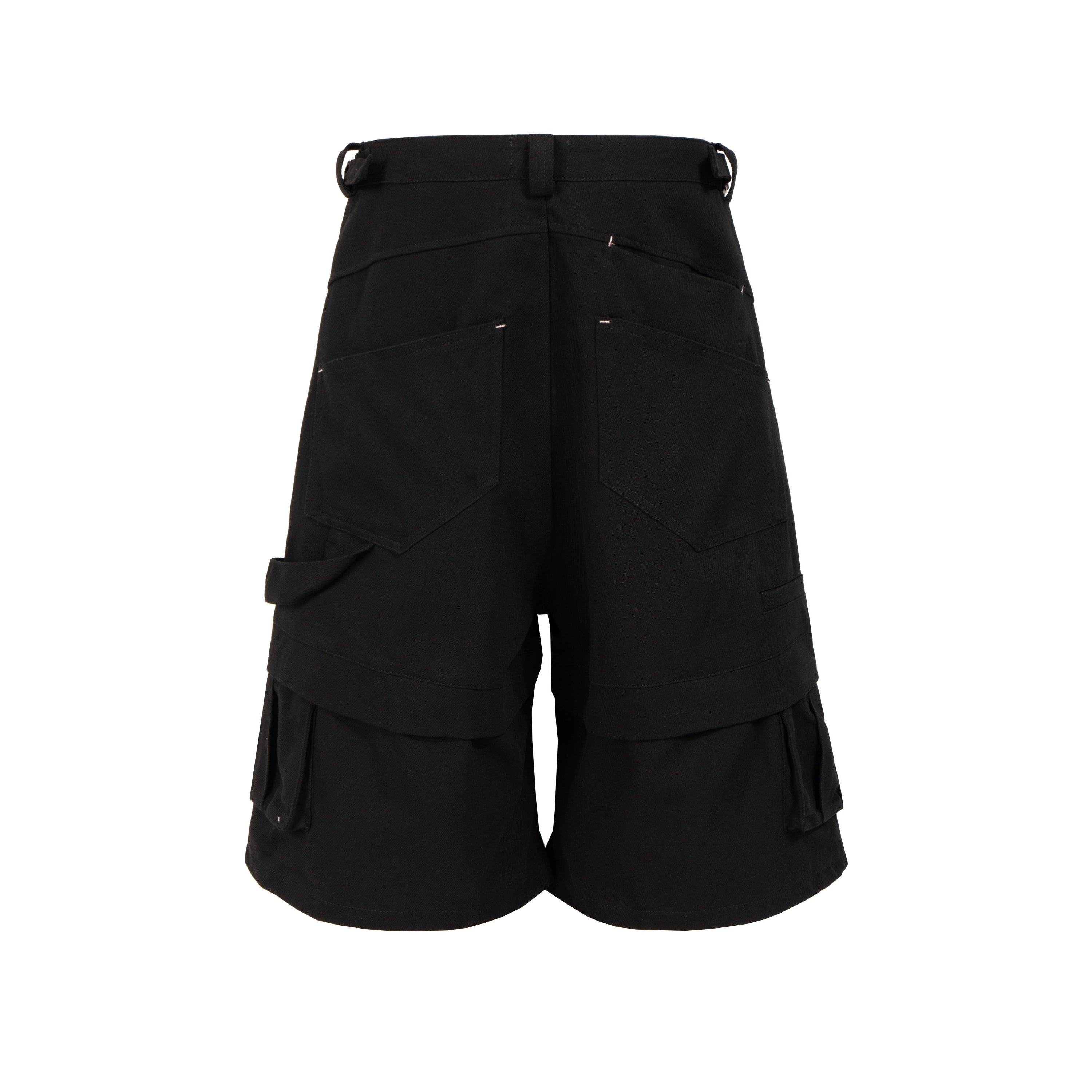 Omirad Layered Utility Cargo Shorts | Tactical Streetwear