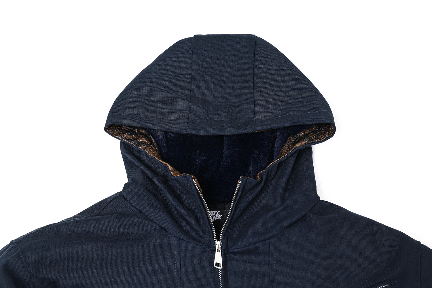 Men's Hooded Utility Bomber Jacket | Cropped Street Fit