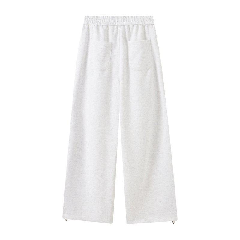 Retro Wide-Leg Track Pants with Triple Side Stripes