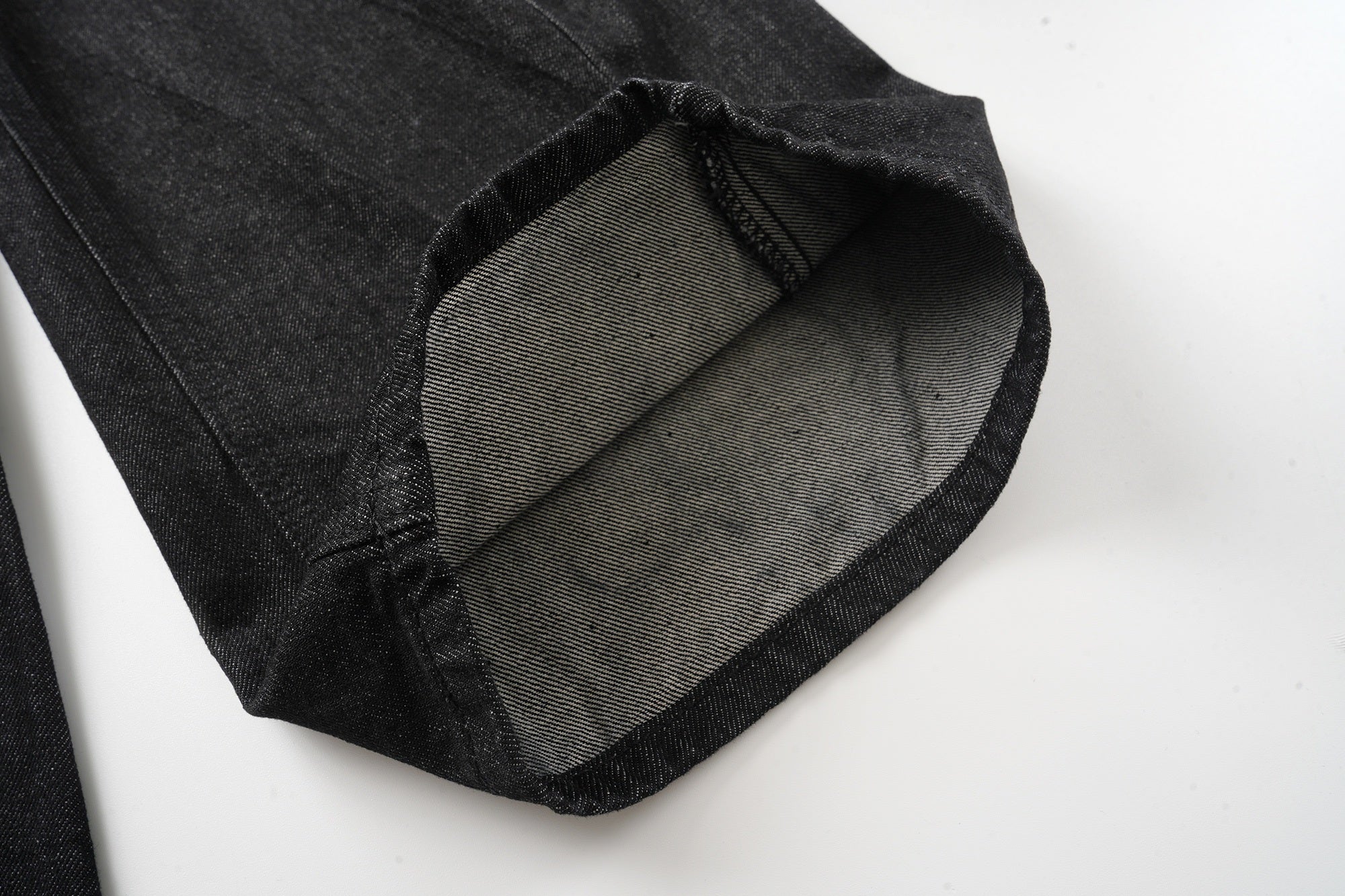 Skeleton Graphic Wide-Leg Black Denim Pants | Streetwear