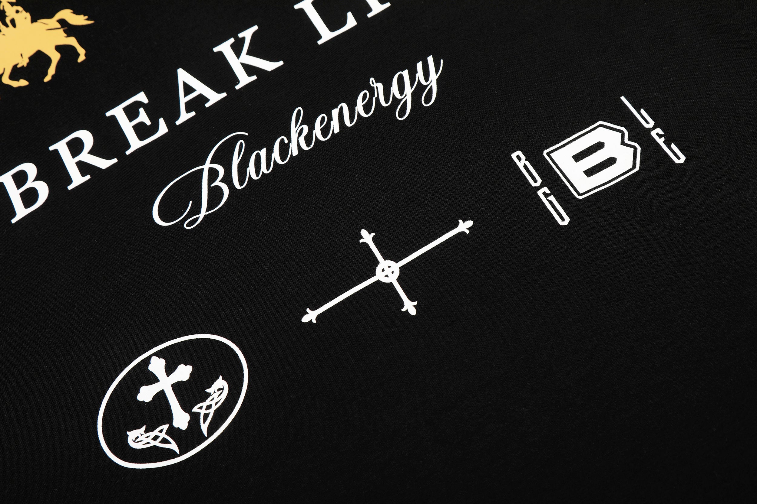 Omirad Break Line Graphic Long-Sleeve Polo Shirt