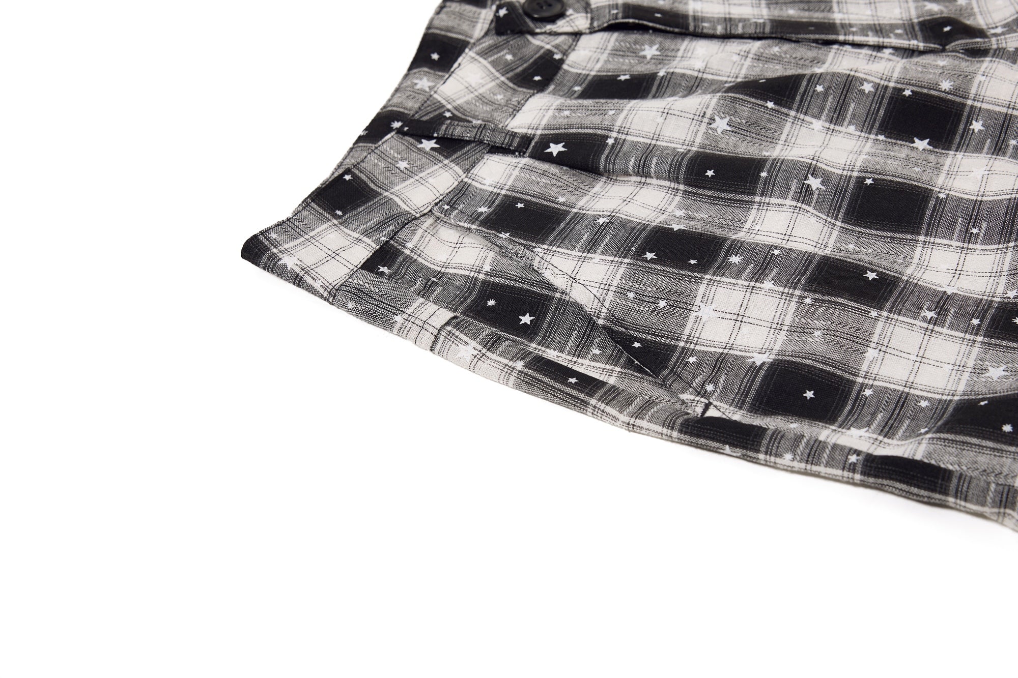 Omirad Plaid Star Cargo Shorts | Y2K Baggy Streetwear