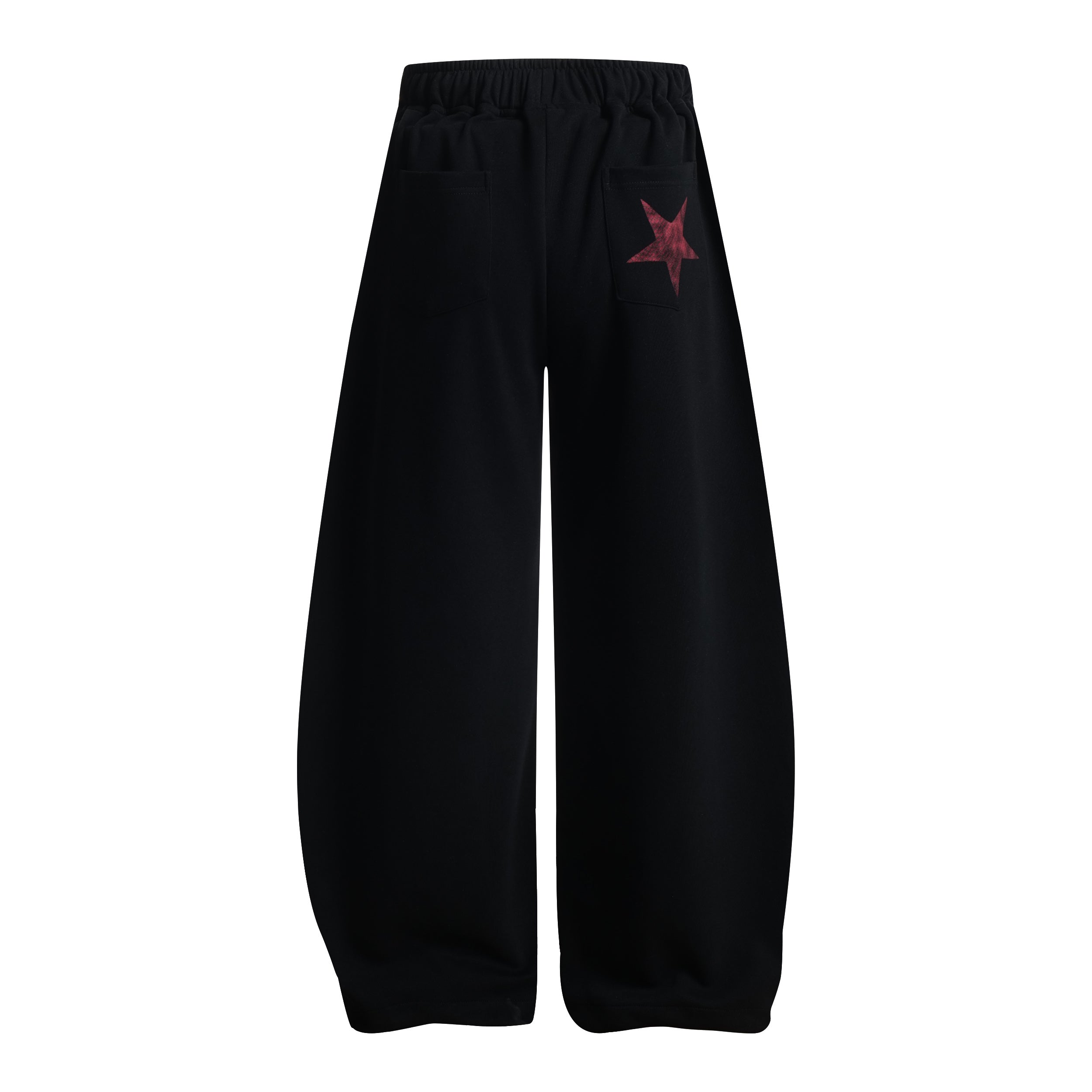 Fairfocus Star Print Wide-Leg Sweatpants | Vintage Streetwear