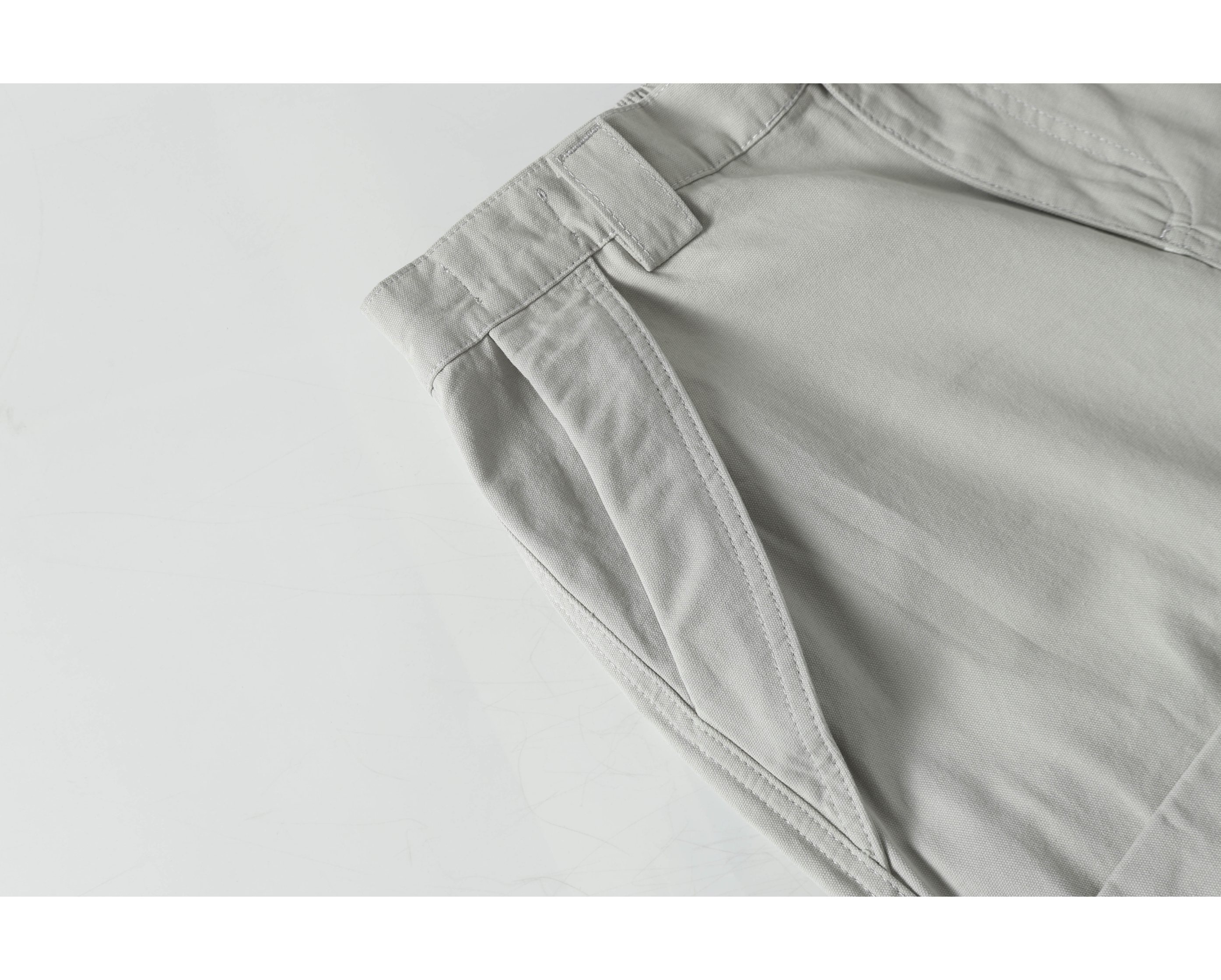 Wide-Leg Multi-Pocket Cargo Pants with Adjustable Hem