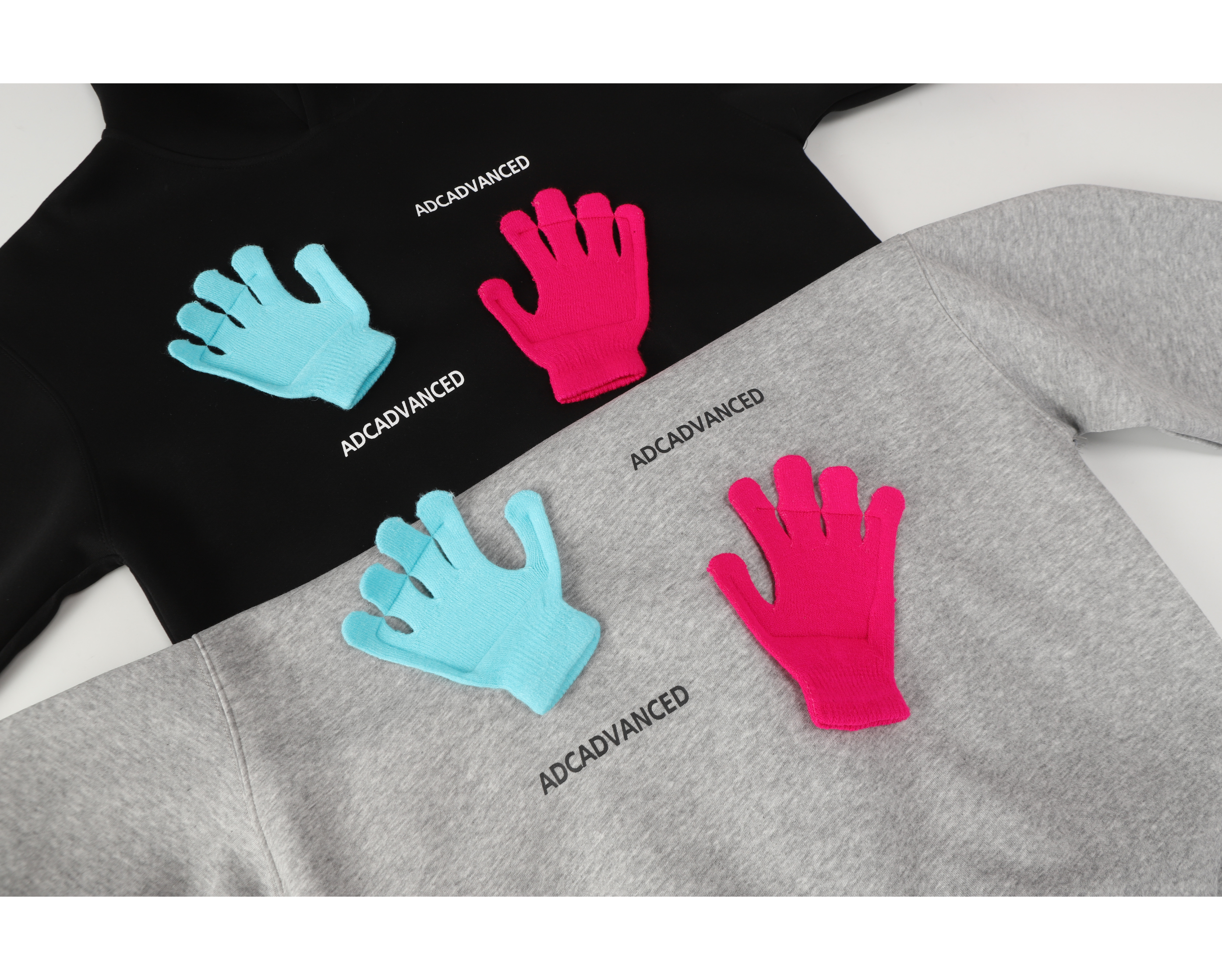 3D Glove Patch Hoodie | Oversized Streetwear Sweatshirt