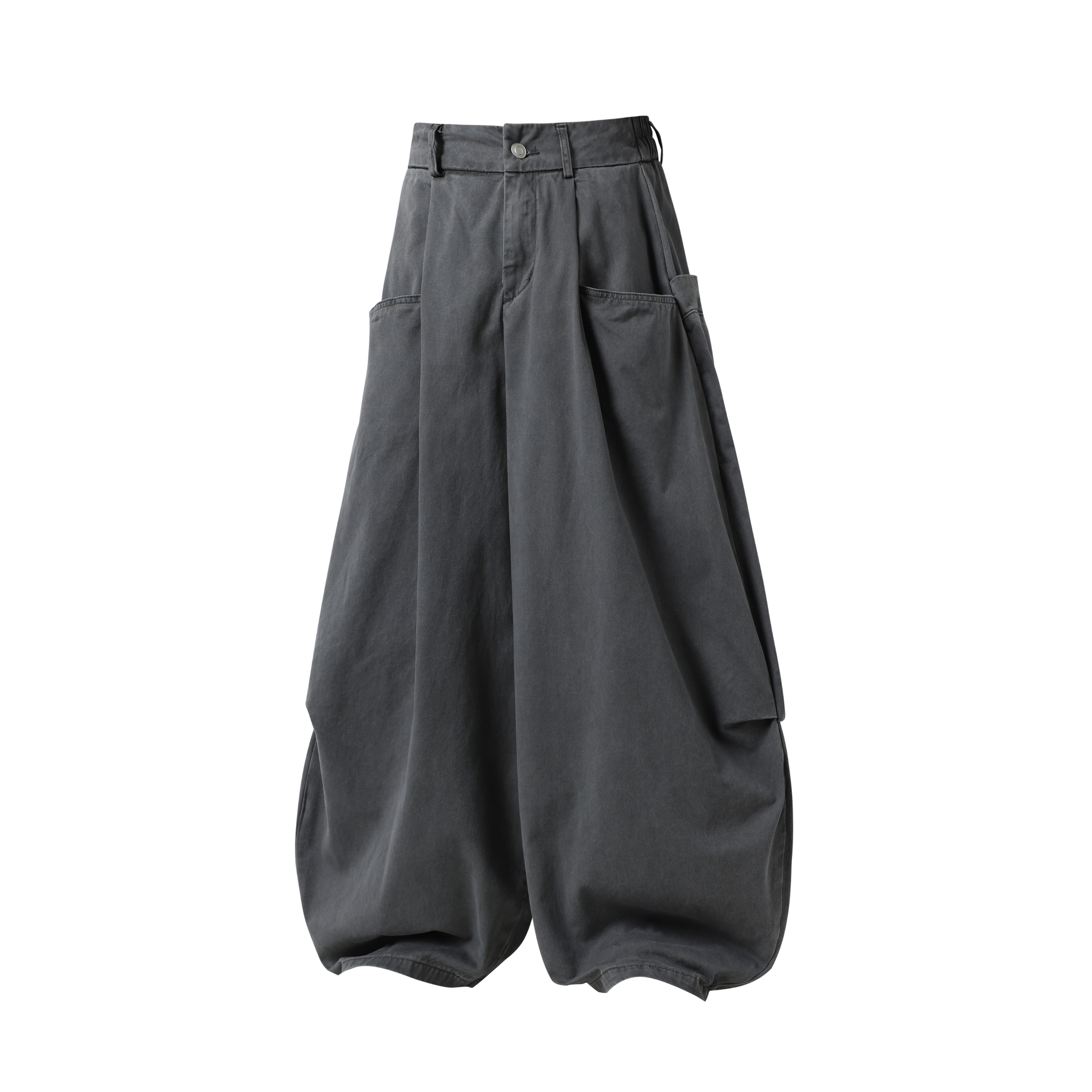 Omirad Classic Barrel Pants | Wide Leg Cotton Trousers