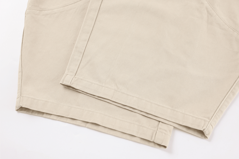 Scarf-Waist Barrel Pants | Wide-Leg Cotton Trousers