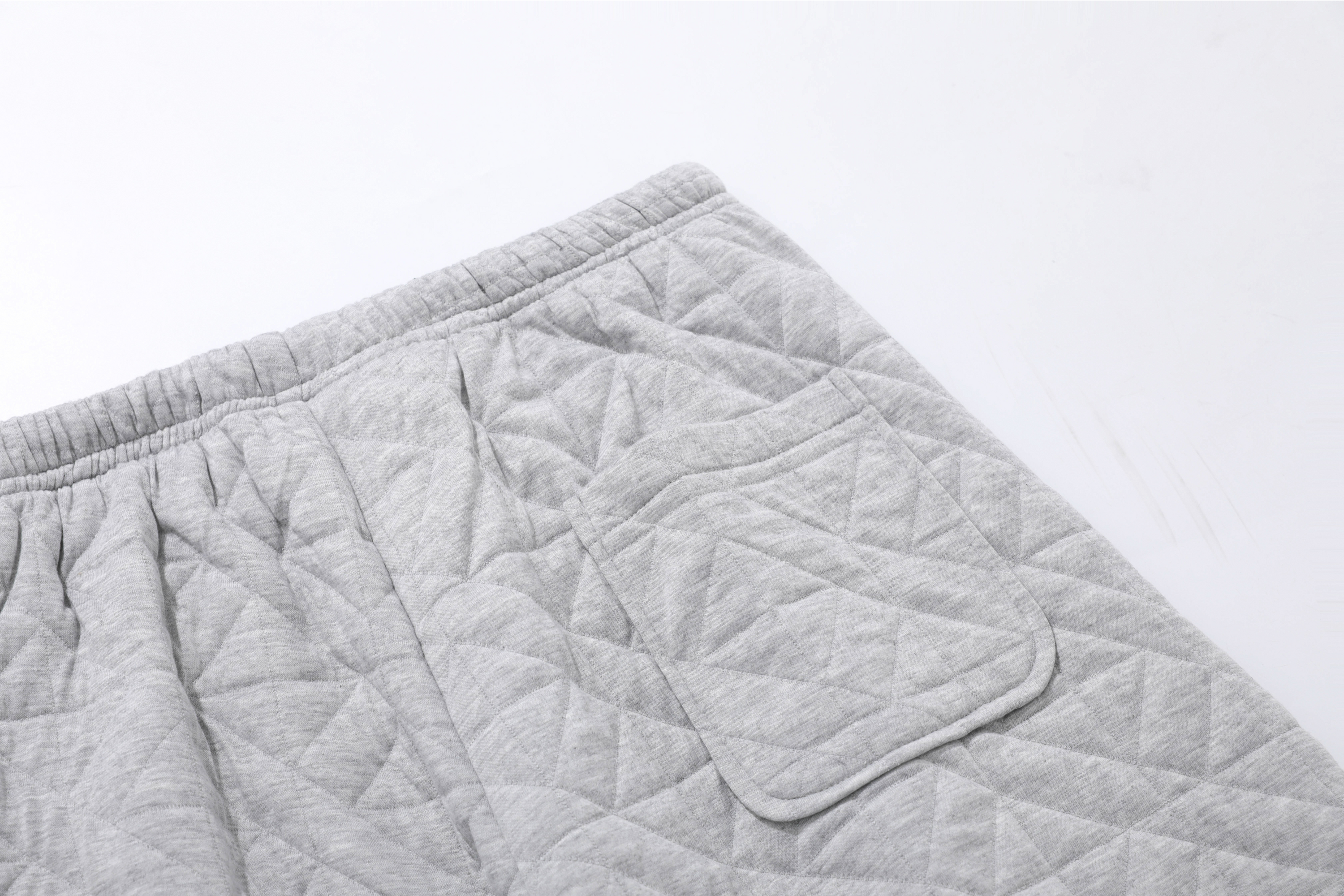 Quilted Wide-Leg Thermal Sweatpants | Insulated Streetwear